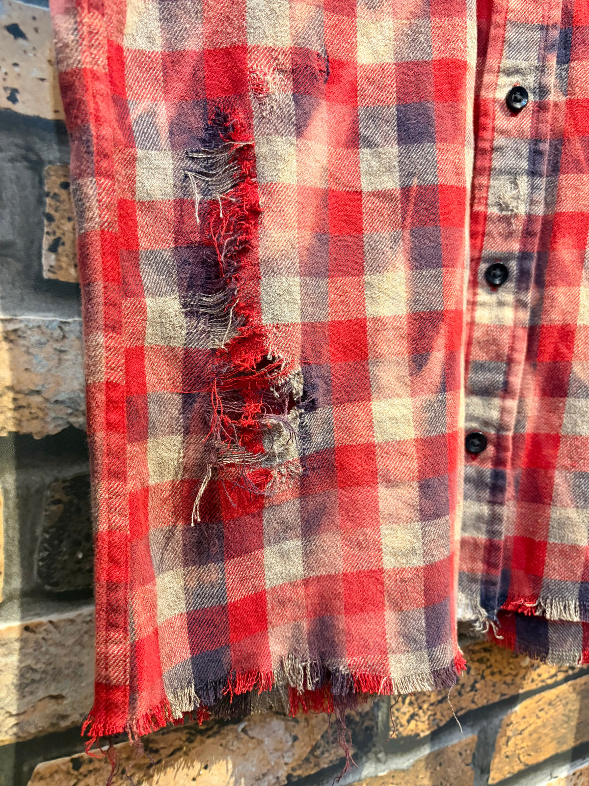 long-sleeve shirt damaged custom