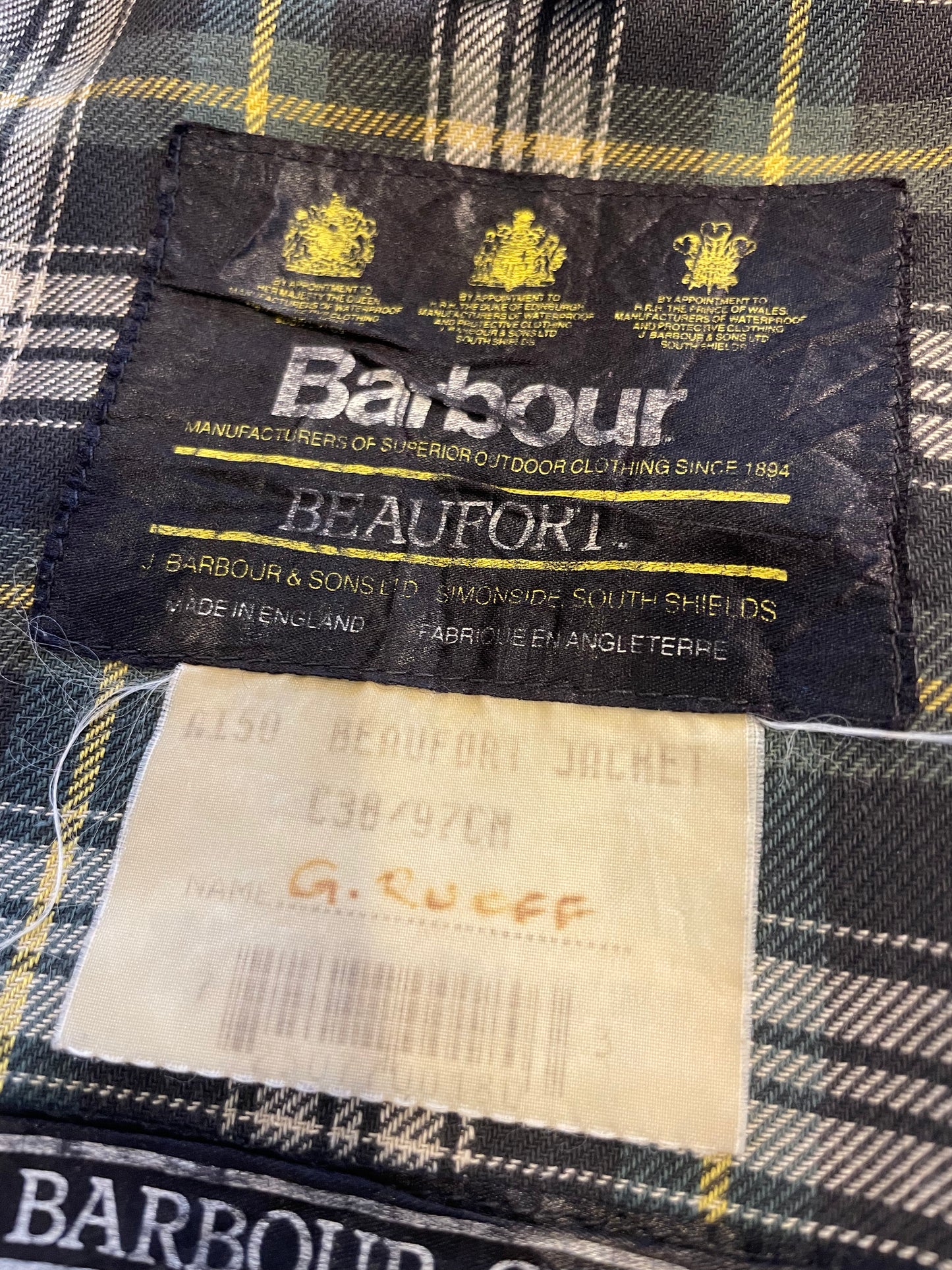 Barbour 90's~ BEAUFORT made in England