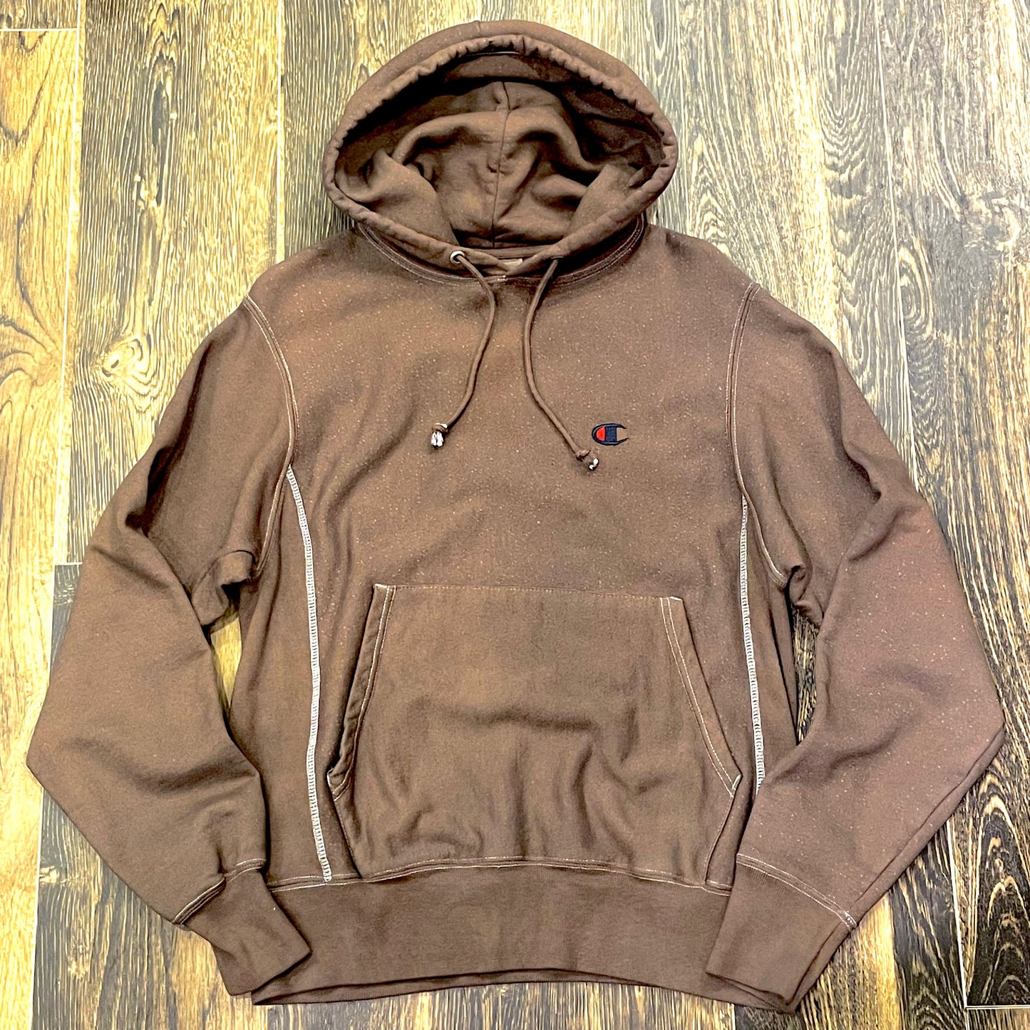 ”Champion” 00’s〜 reverse weave hoodie 後染め S表記（L相当）