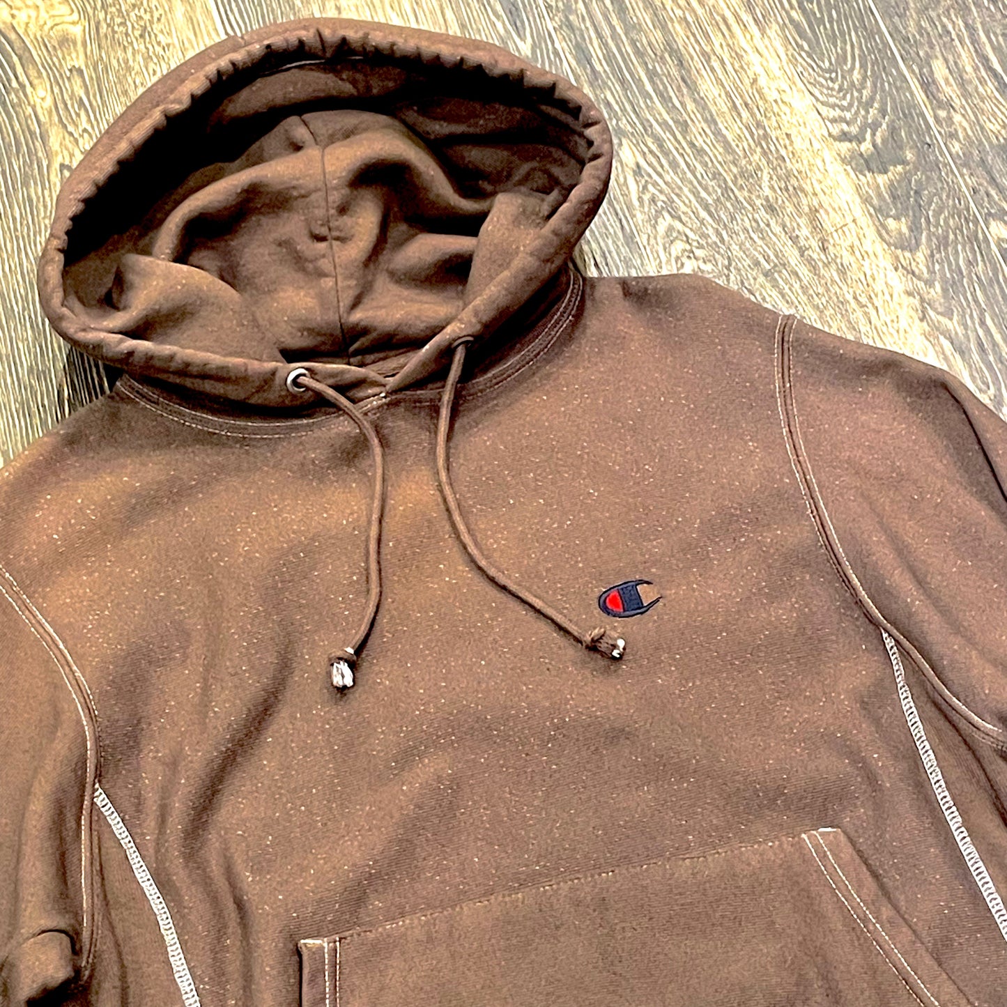 ”Champion” 00’s〜 reverse weave hoodie 後染め S表記（L相当）
