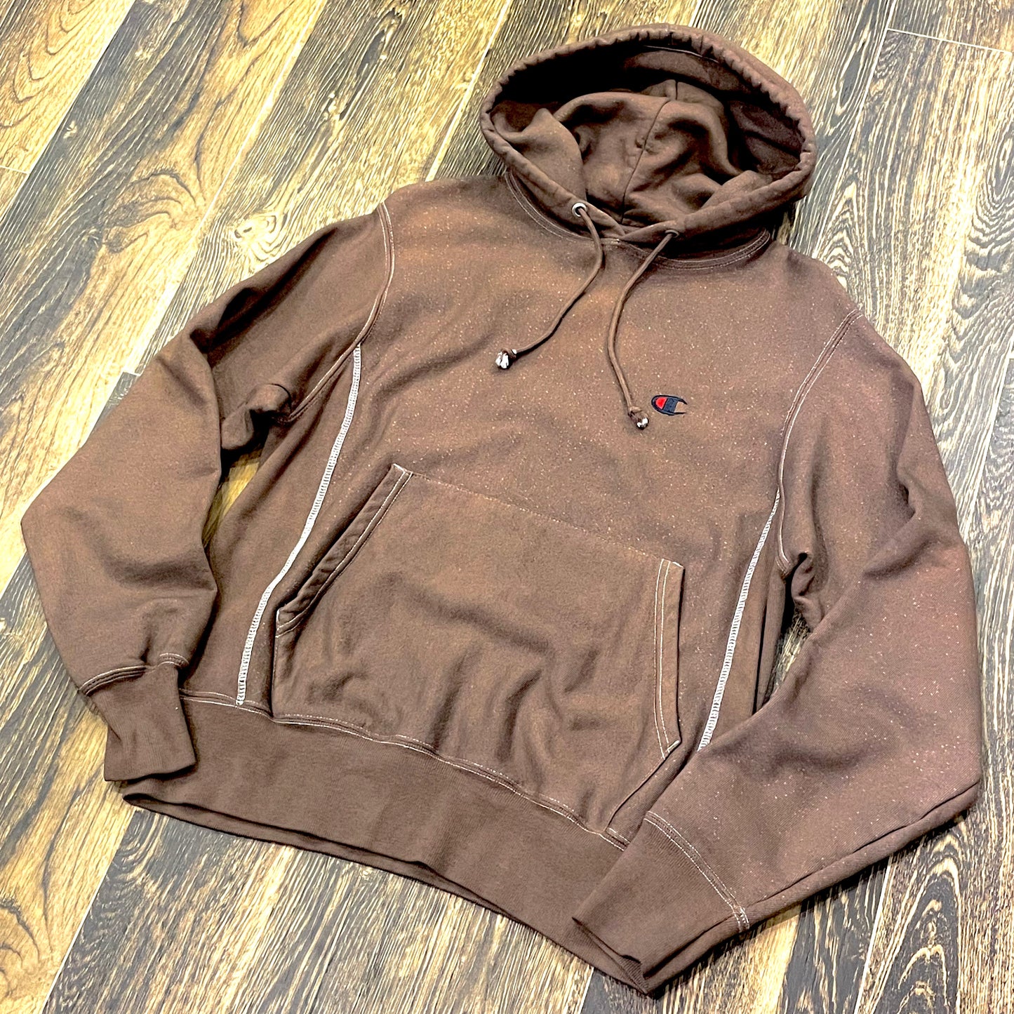 ”Champion” 00’s〜 reverse weave hoodie 後染め S表記（L相当）