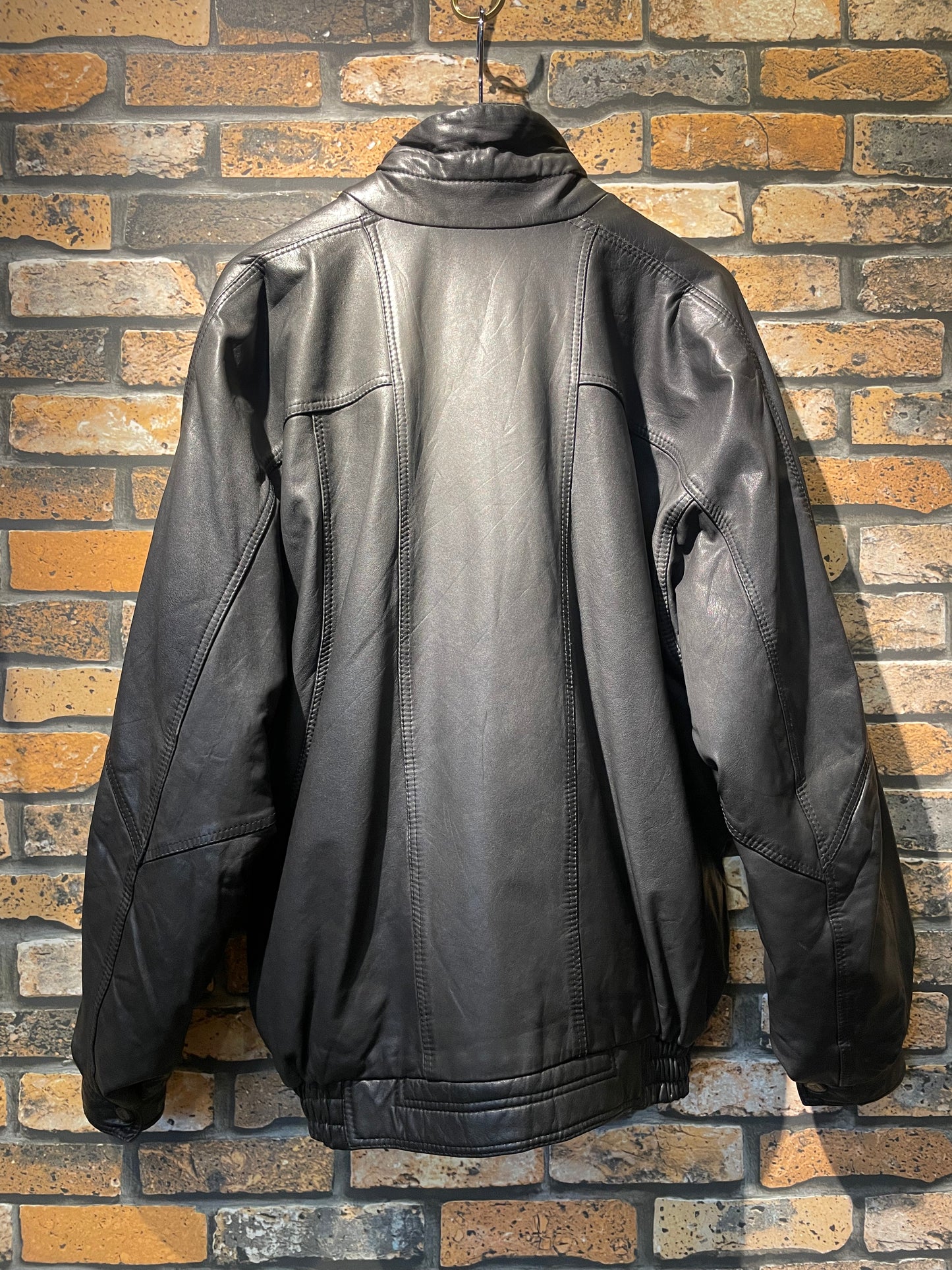designed leather jacket　90's~