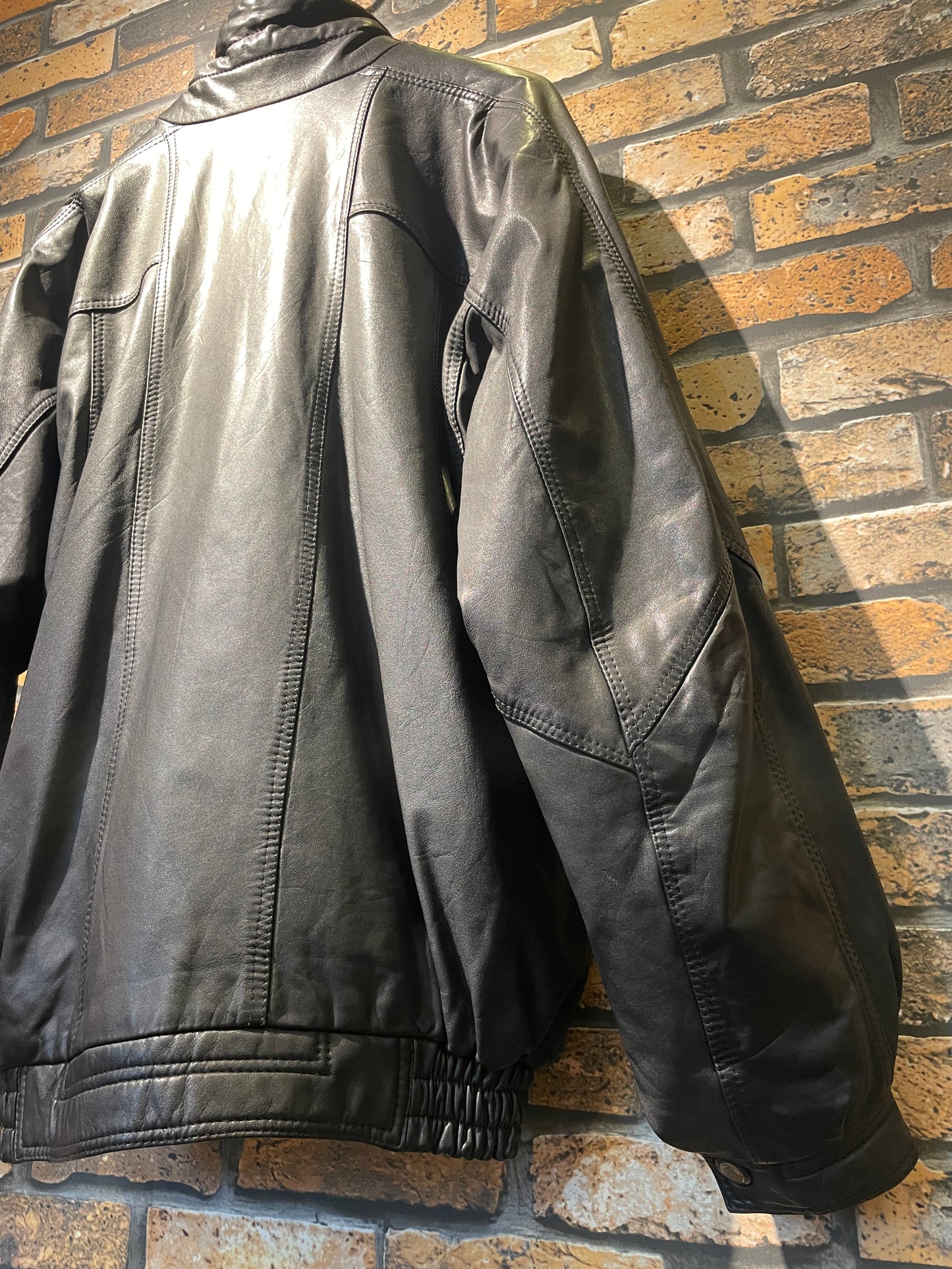 designed leather jacket　90's~