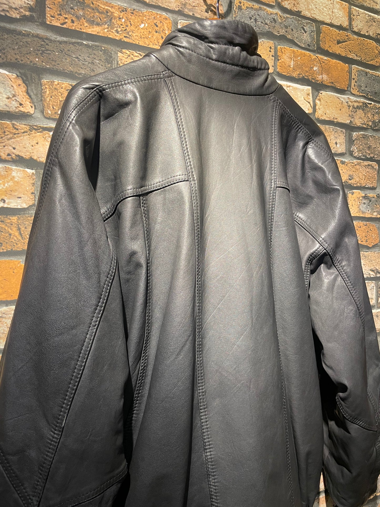designed leather jacket　90's~