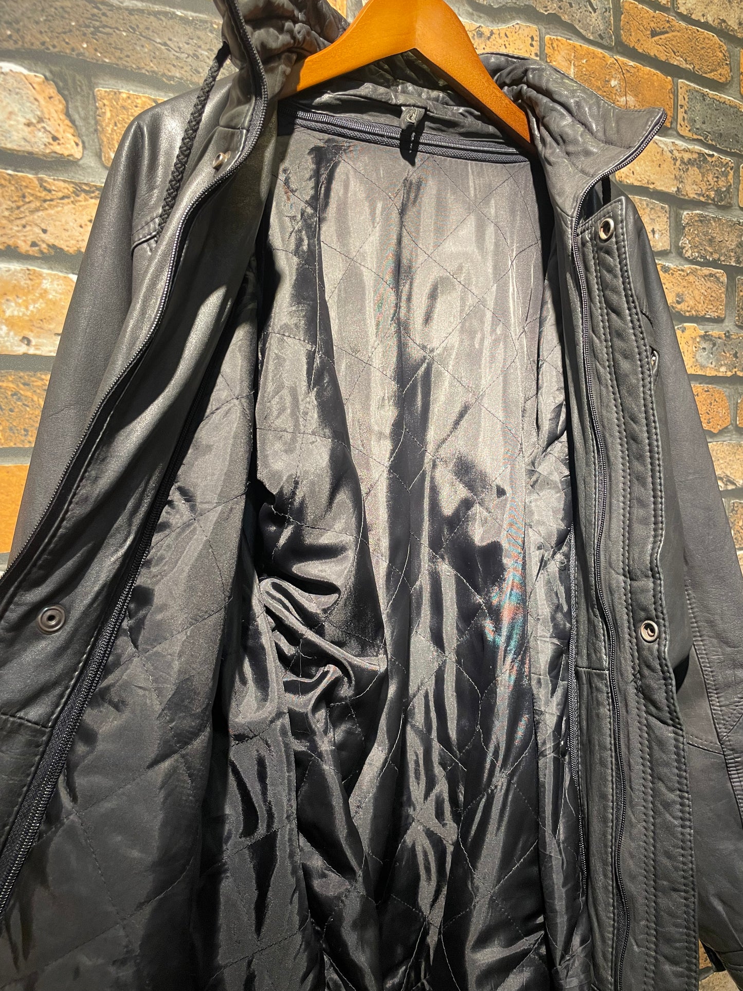 designed leather jacket　90's~