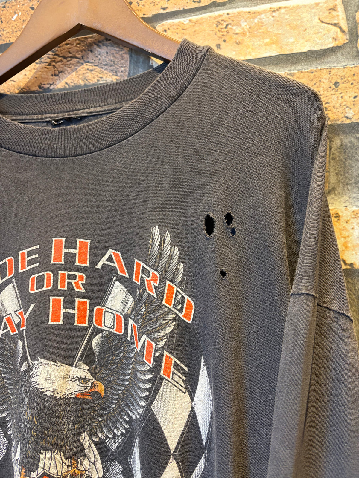 HARLEY-DAVIDSON print-T 90's~