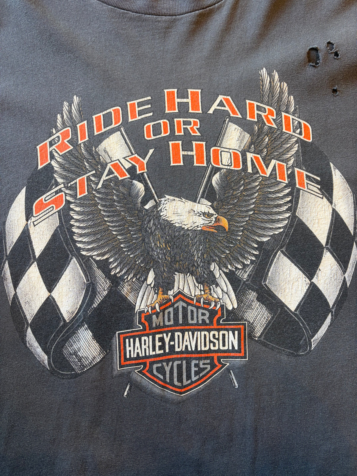HARLEY-DAVIDSON print-T 90's~