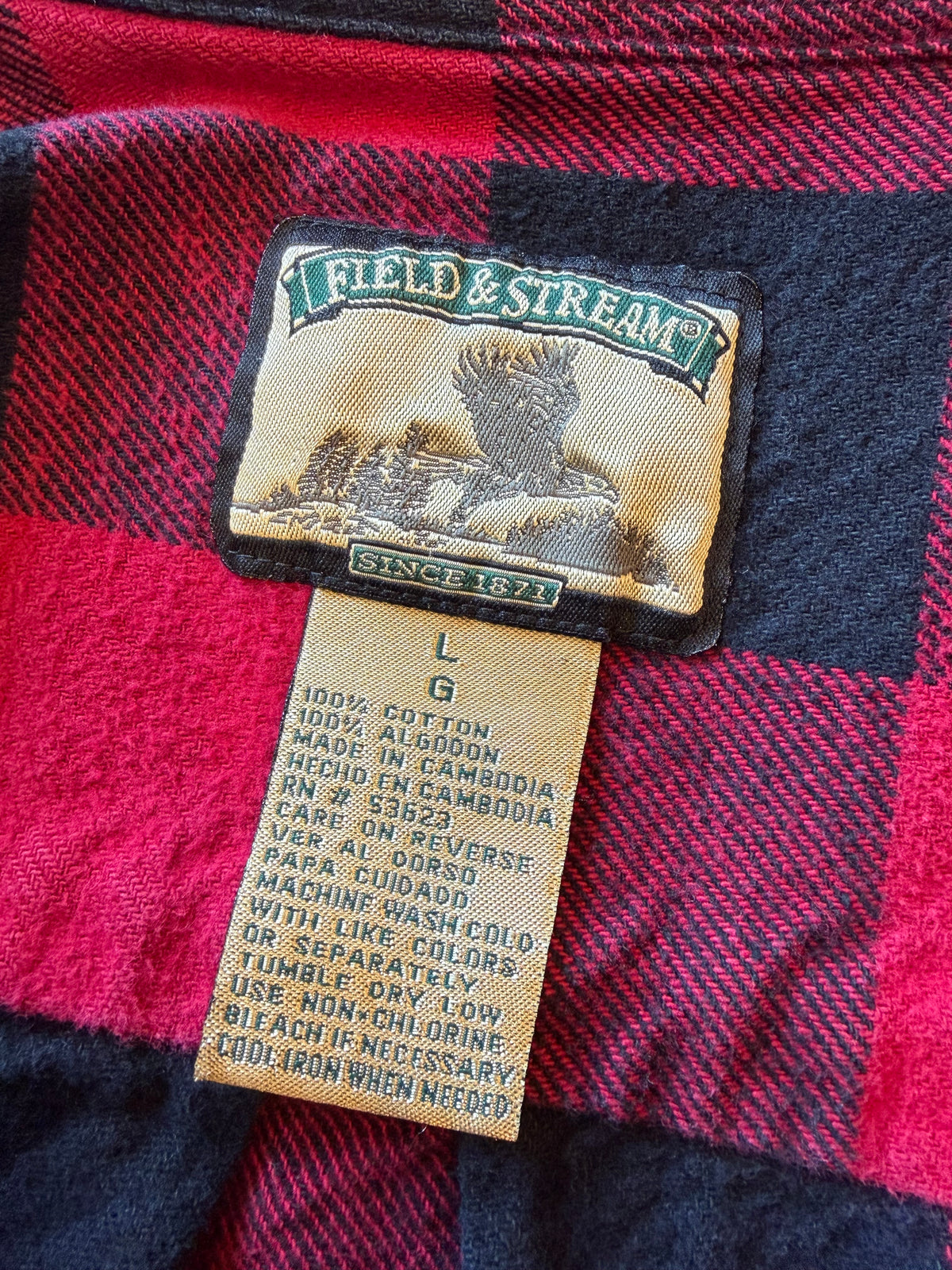 FIELD & STREAM flannel shirt