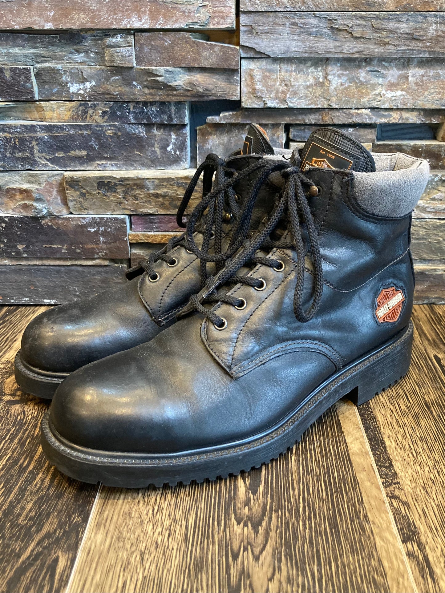 HARLEY-DAVIDSON leather boots