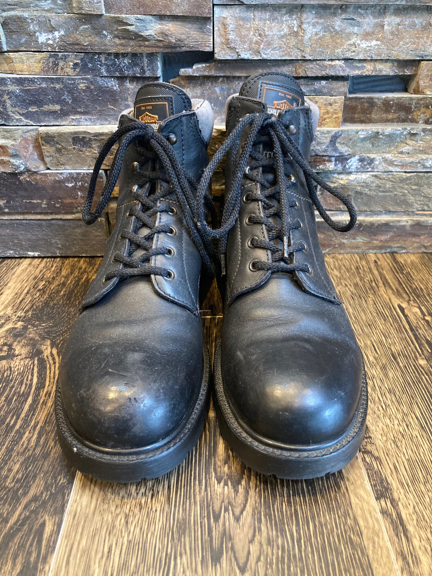 HARLEY-DAVIDSON leather boots