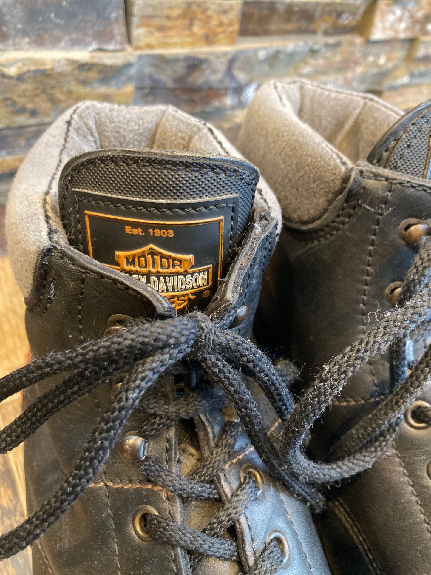 HARLEY-DAVIDSON leather boots