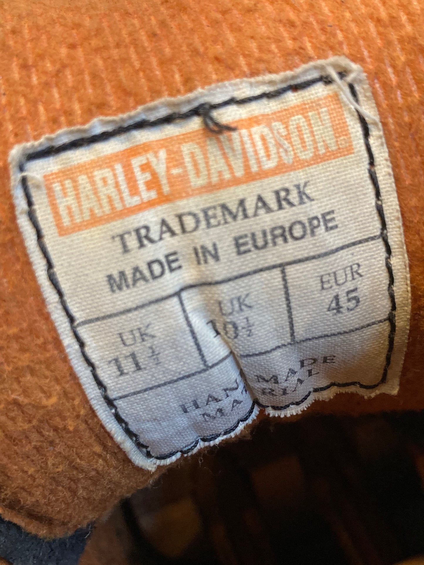 HARLEY-DAVIDSON leather boots