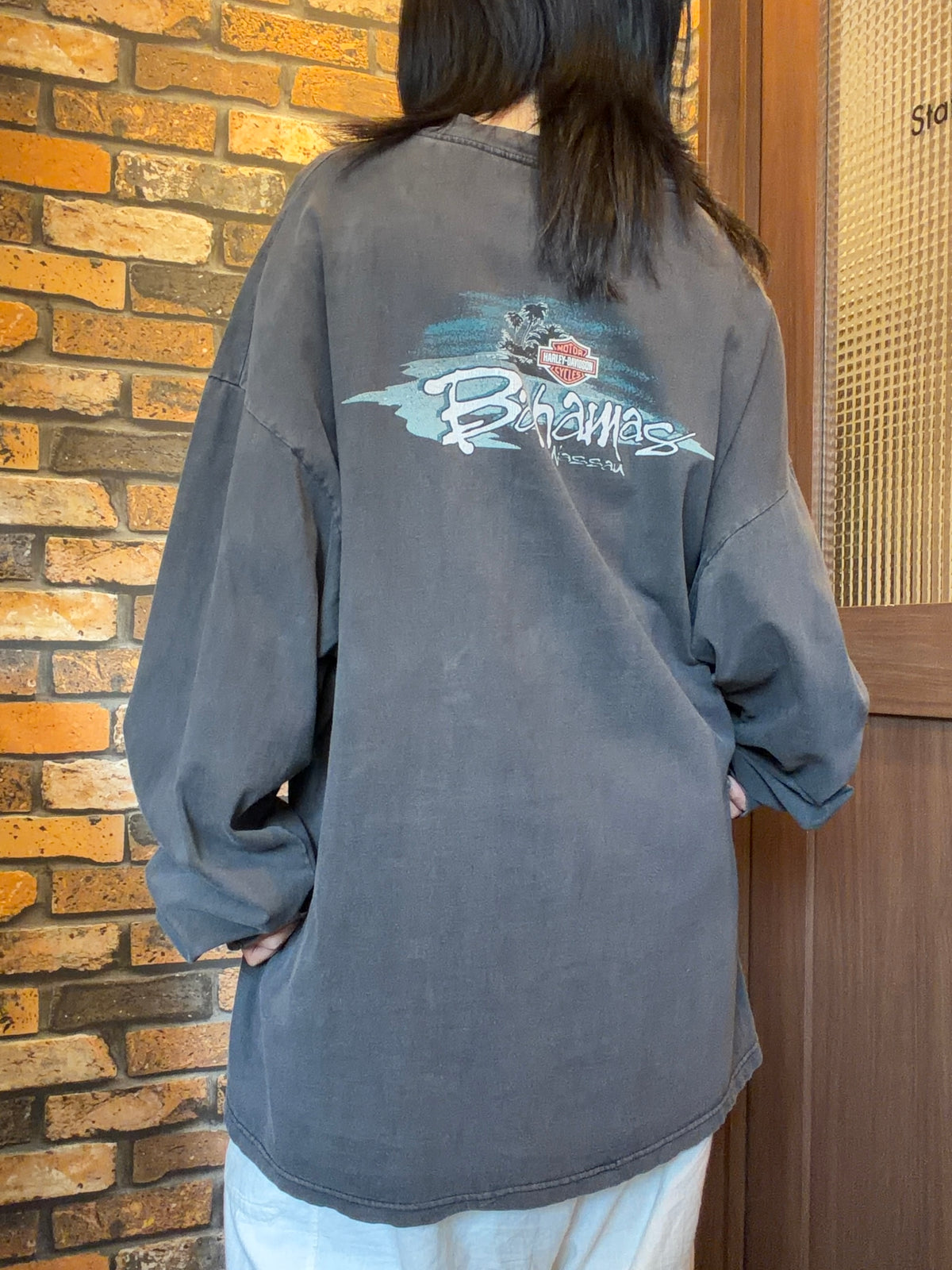 HARLEY-DAVIDSON print-T 90's~