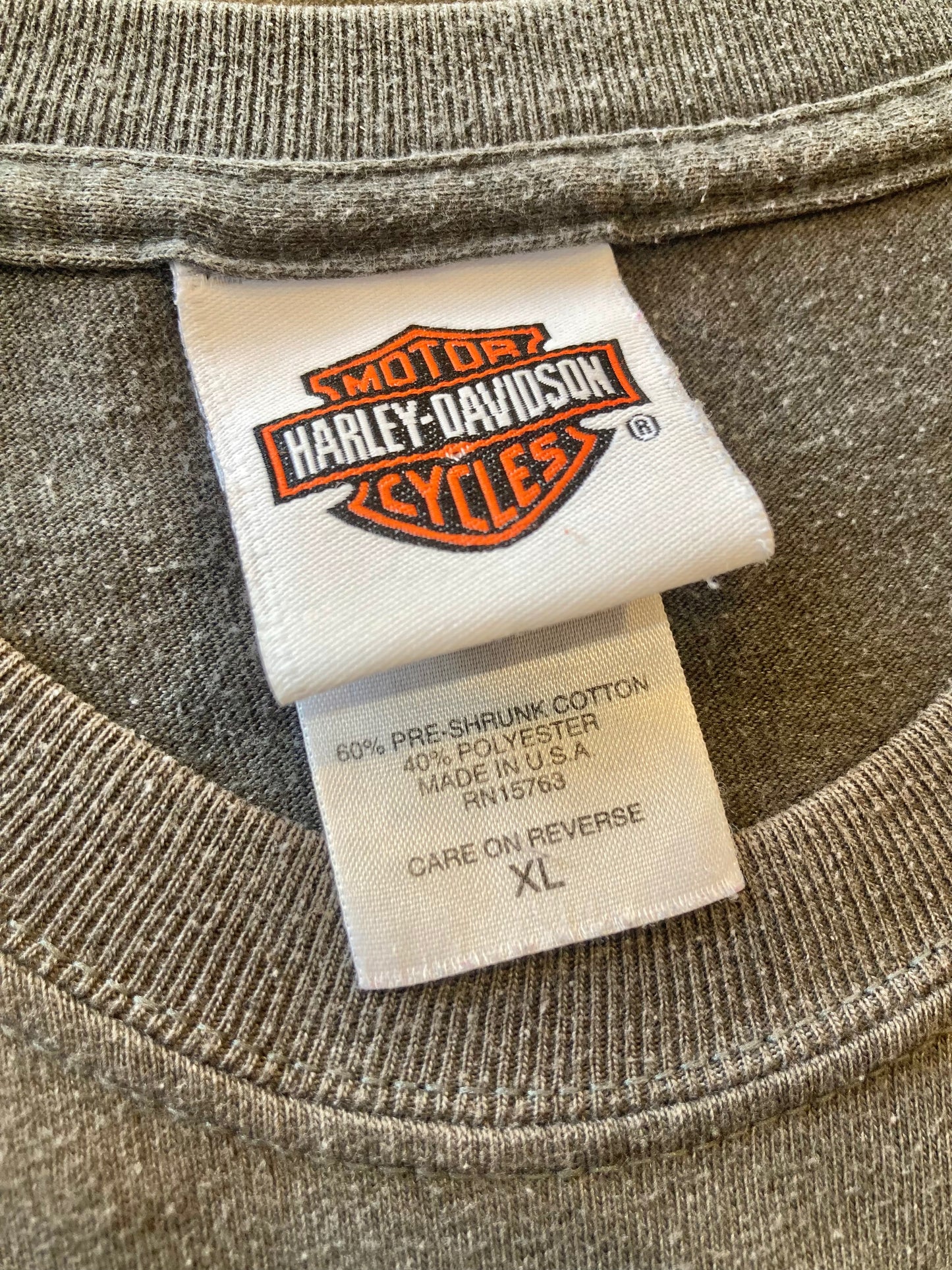 HARLEY-DAVIDSON print-T 00's~ made in USA