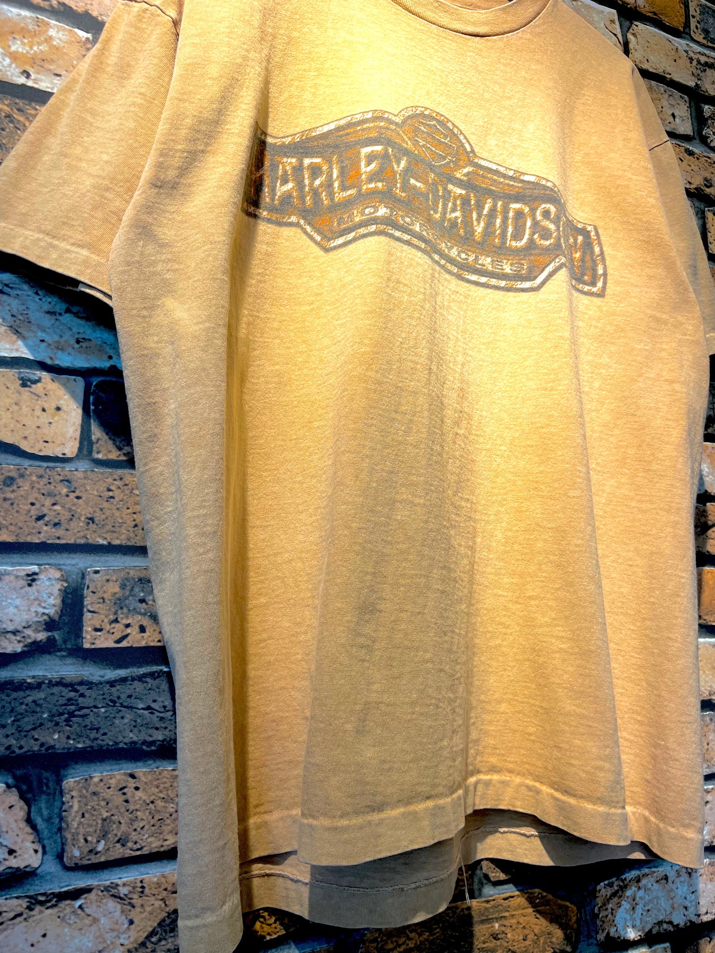 HARLEY-DAVIDSON print-T 00's~ made in USA