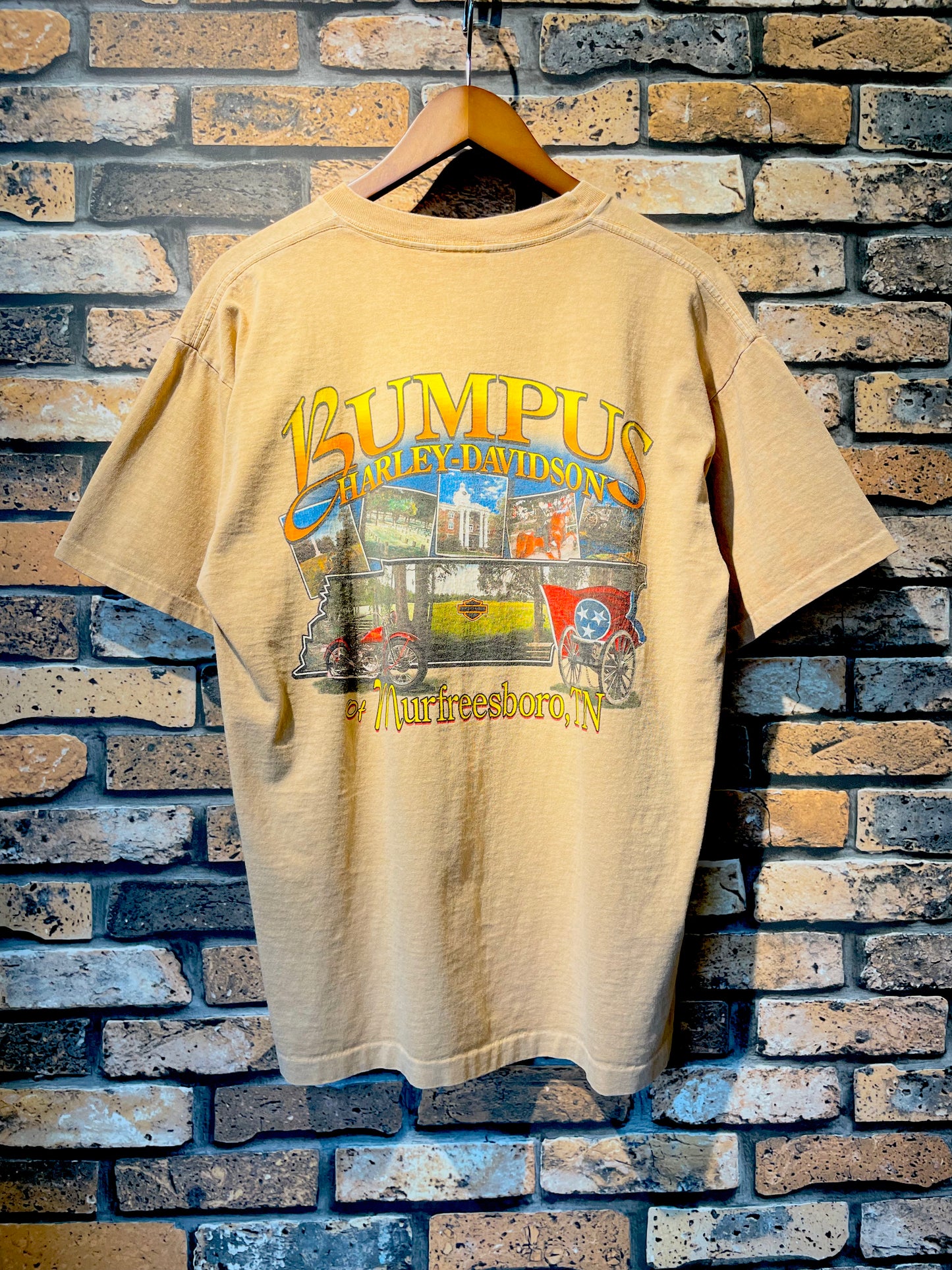 HARLEY-DAVIDSON print-T 00's~ made in USA