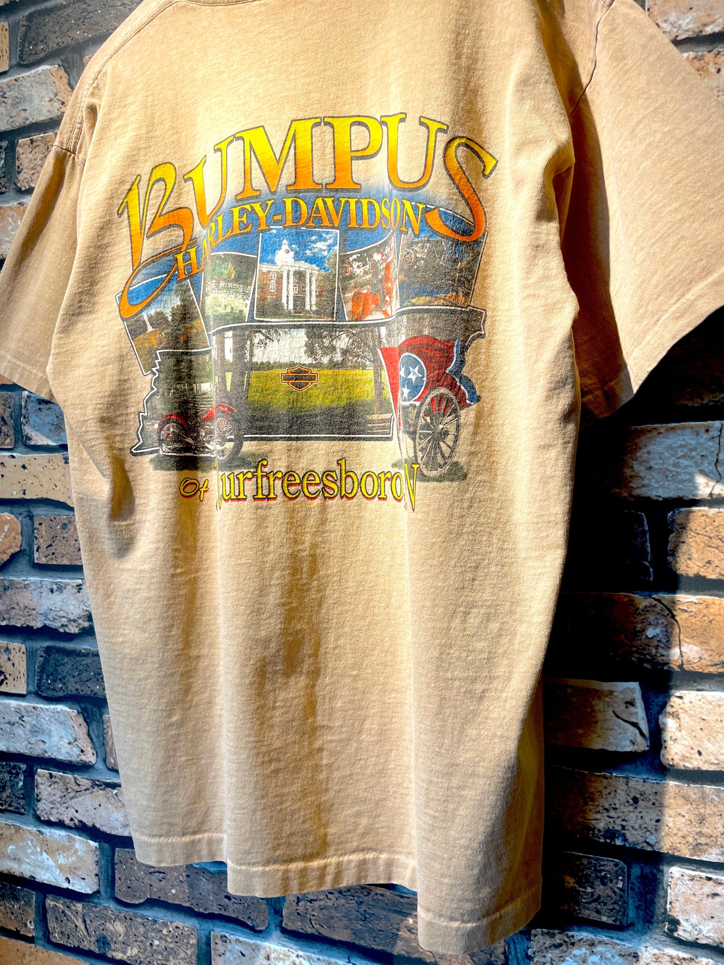 HARLEY-DAVIDSON print-T 00's~ made in USA