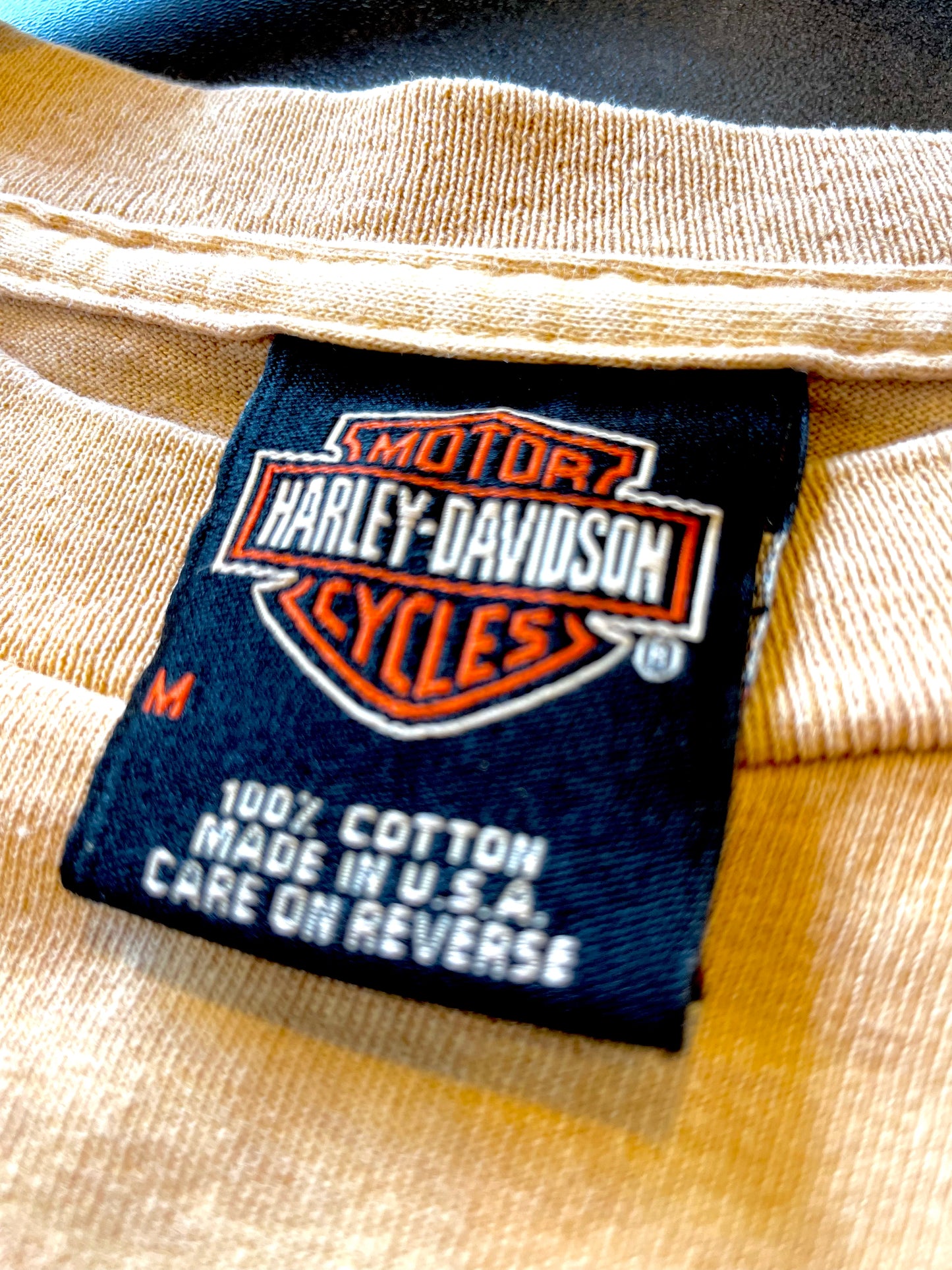 HARLEY-DAVIDSON print-T 00's~ made in USA