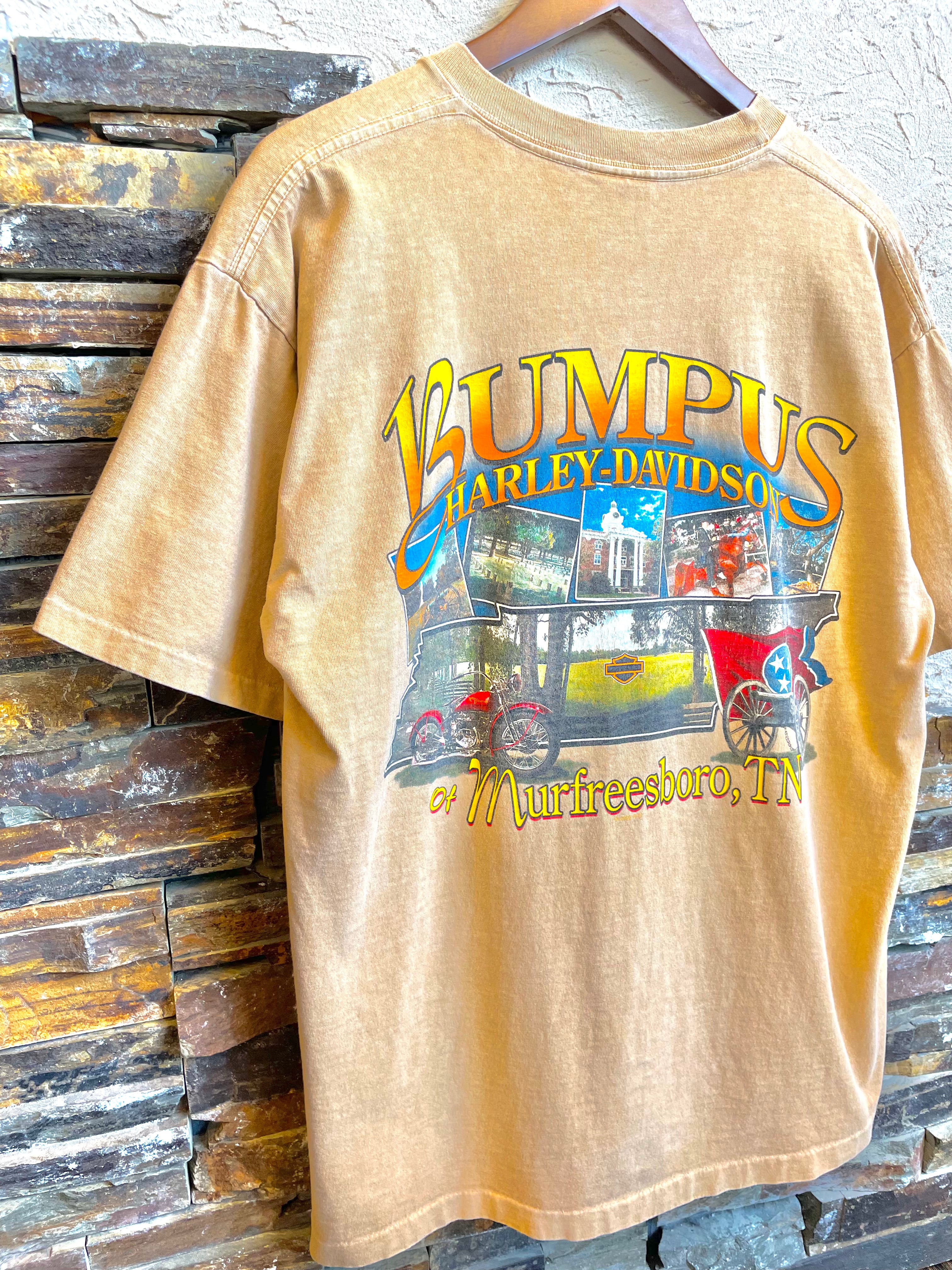 HARLEY-DAVIDSON print-T 00's~ made in USA