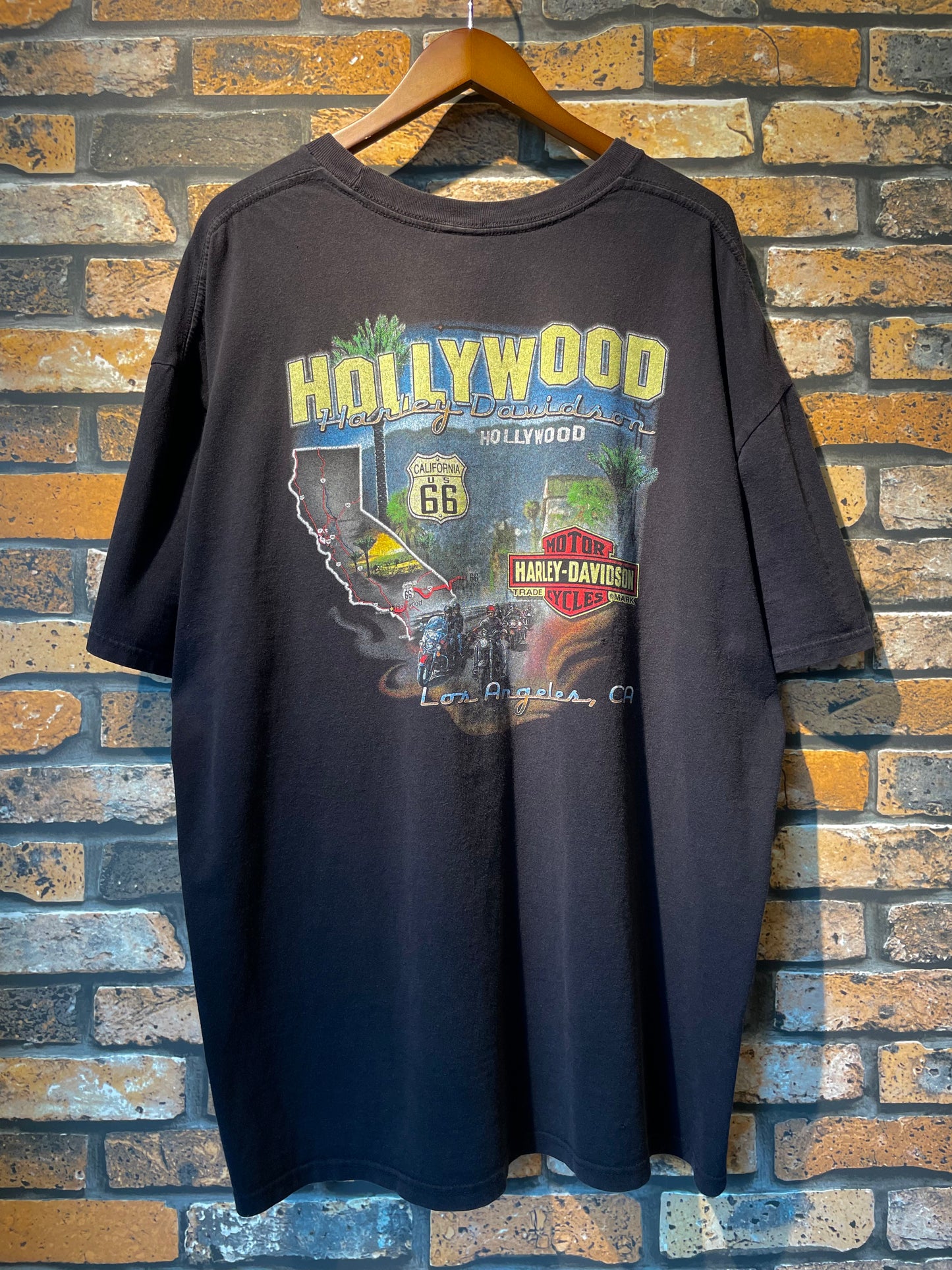 HARLEY-DAVIDSON print-T HOLLYWOOD 2012