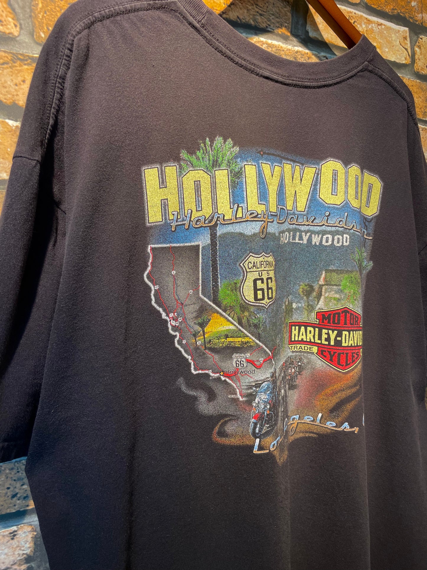 HARLEY-DAVIDSON print-T HOLLYWOOD 2012