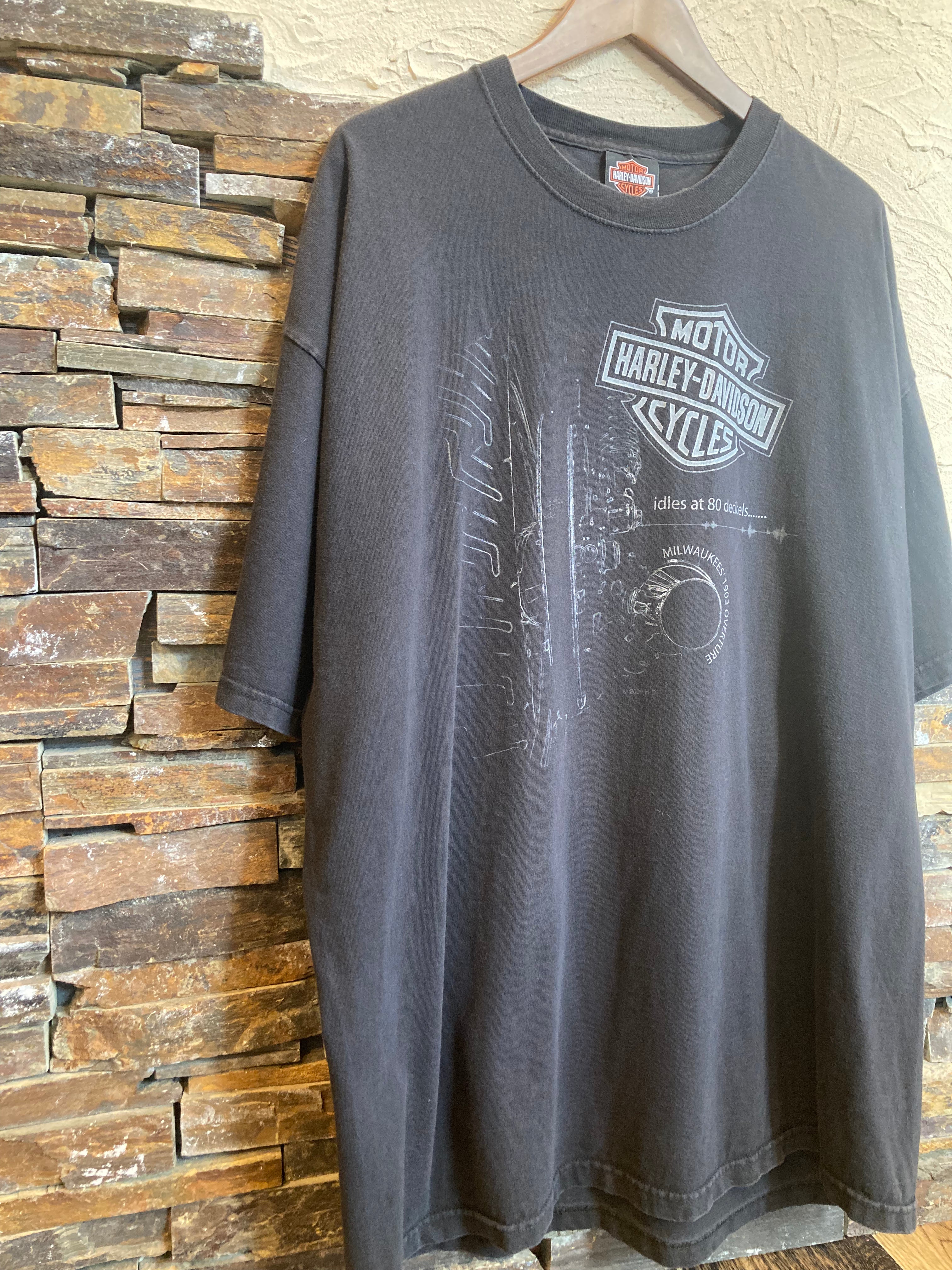 HARLEY-DAVIDSON print-T 00's~ made in USA