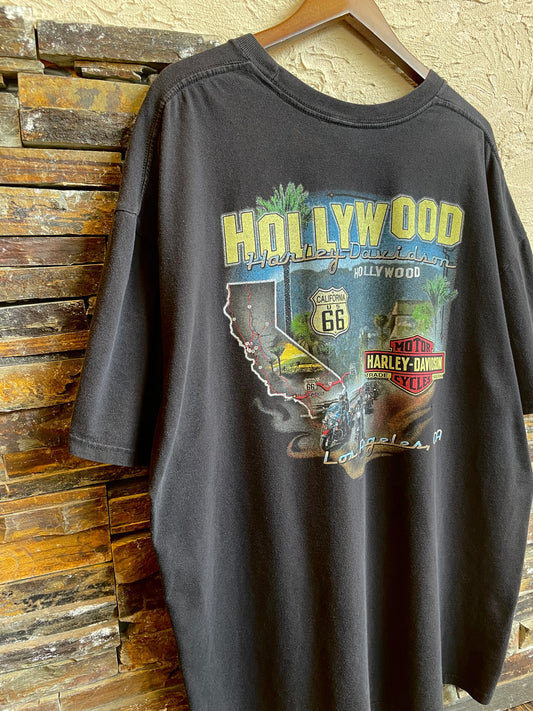 HARLEY-DAVIDSON print-T HOLLYWOOD 2012