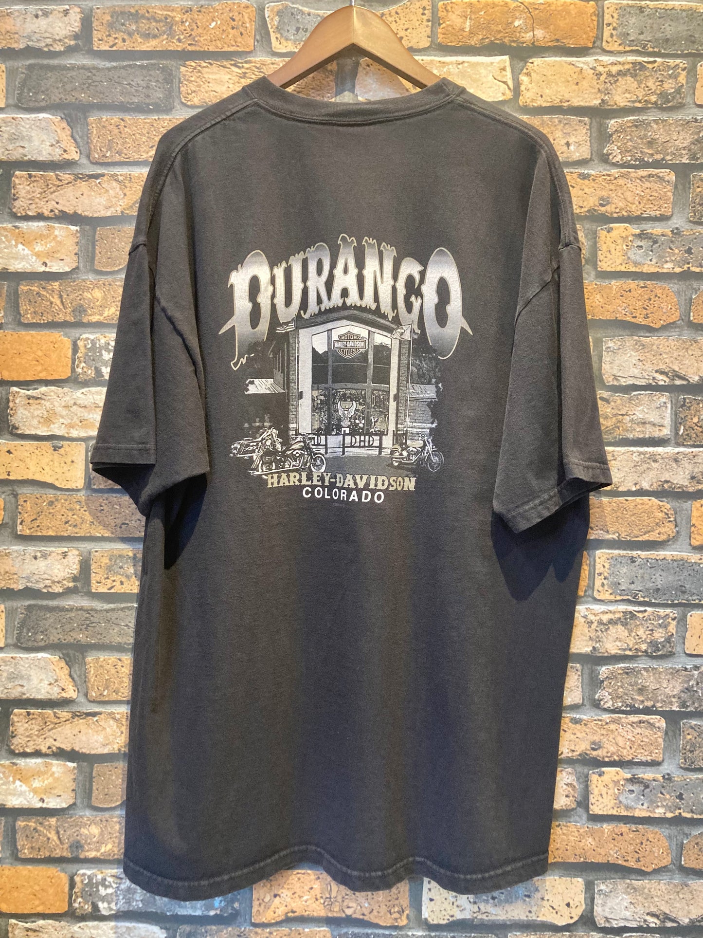 HARLEY-DAVIDSON print-T 00's~ made in USA