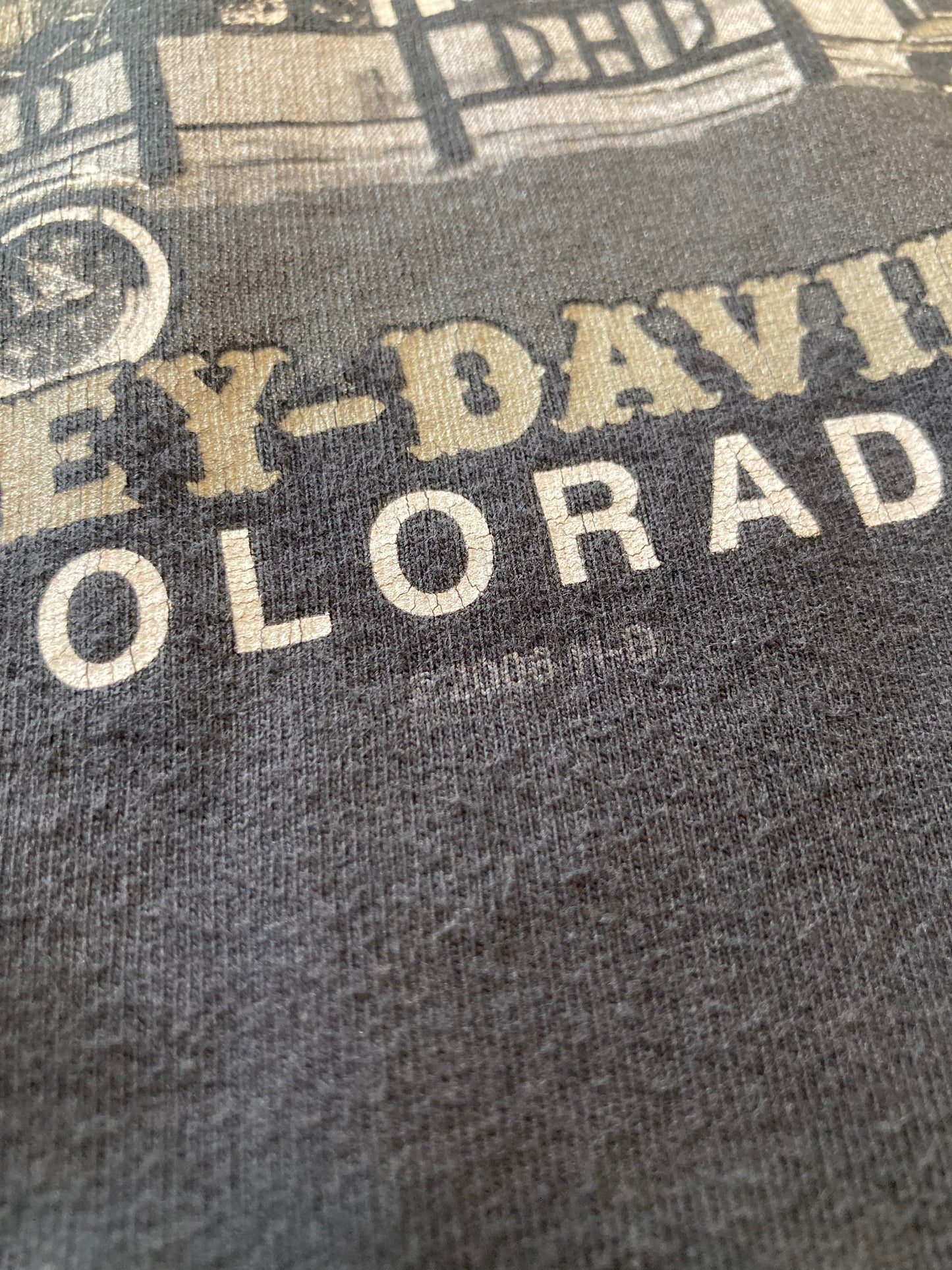 HARLEY-DAVIDSON print-T 00's~ made in USA