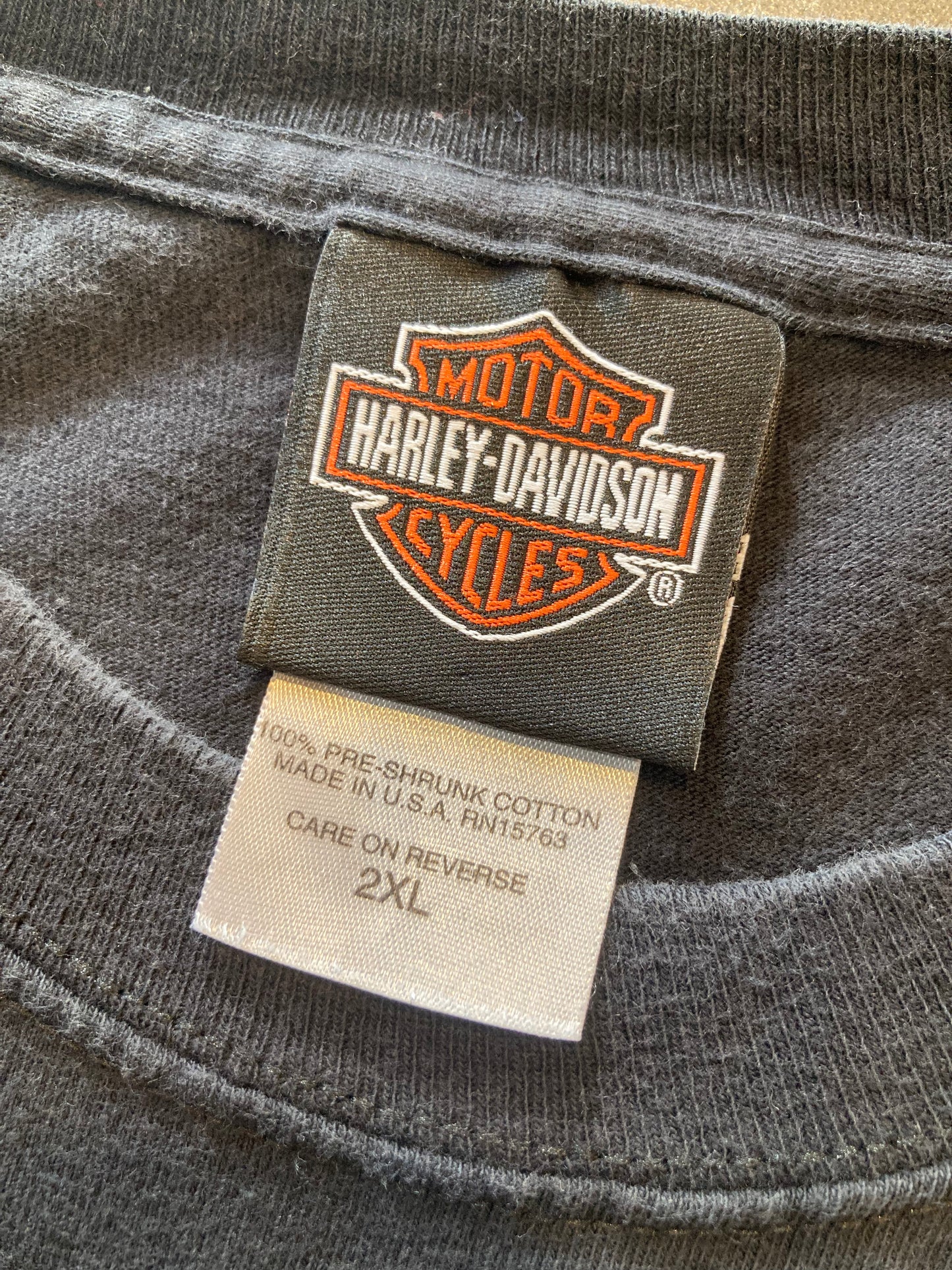 HARLEY-DAVIDSON print-T 00's~ made in USA