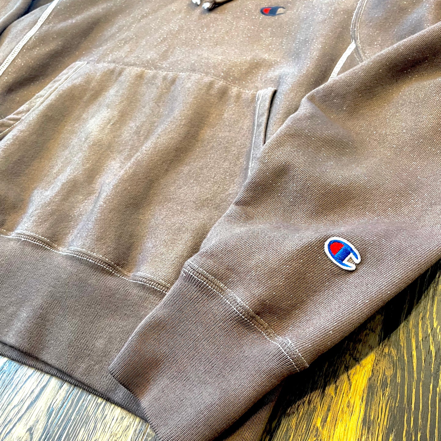 ”Champion” 00’s〜 reverse weave hoodie 後染め S表記（L相当）