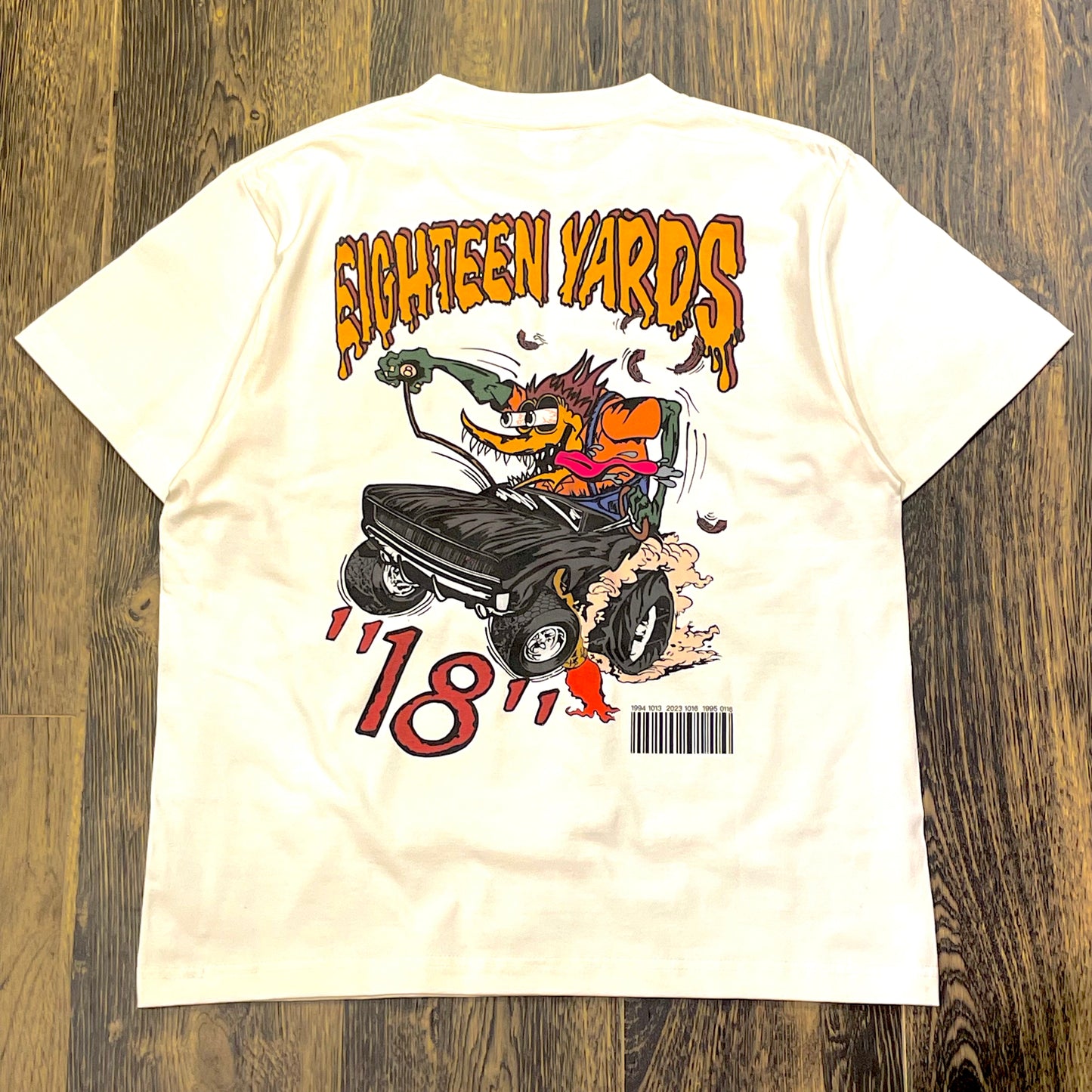 ”18YARD’s original T−shirt 　　　”Pecker The Funk"