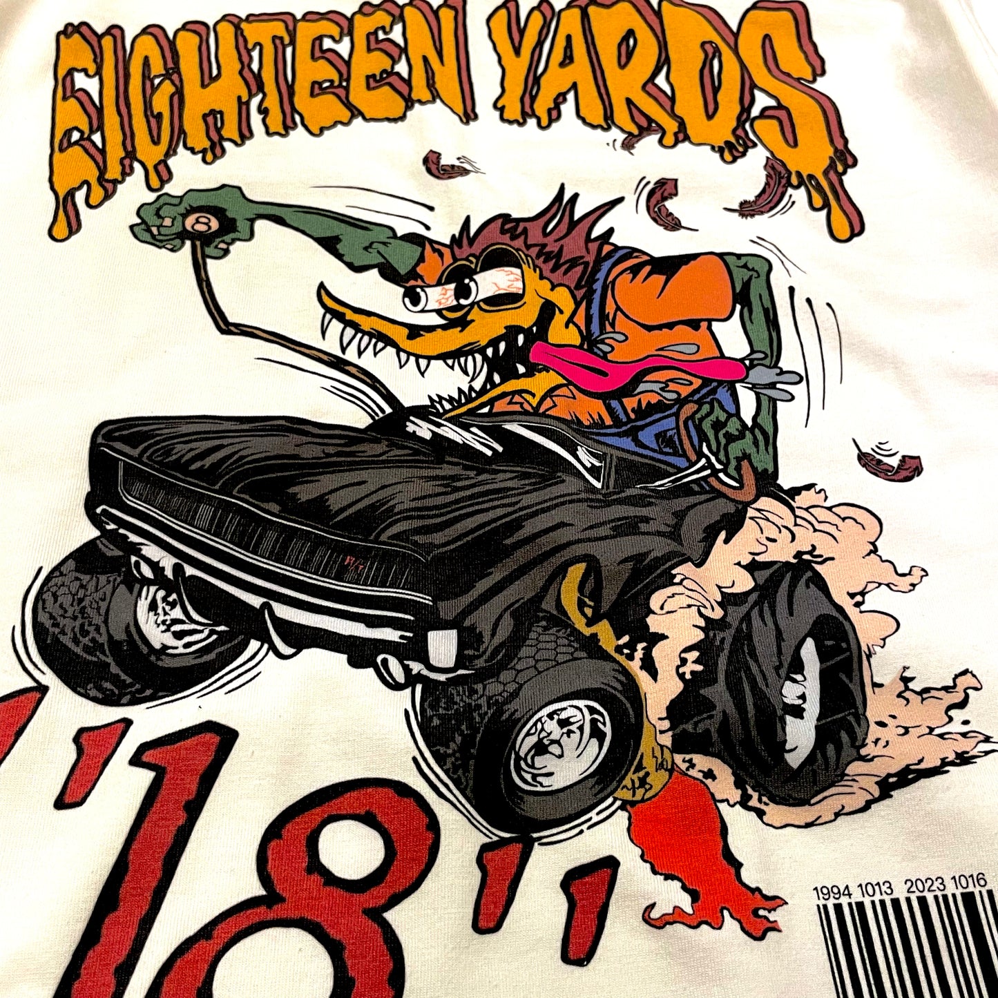 ”18YARD’s original T−shirt 　　　”Pecker The Funk"