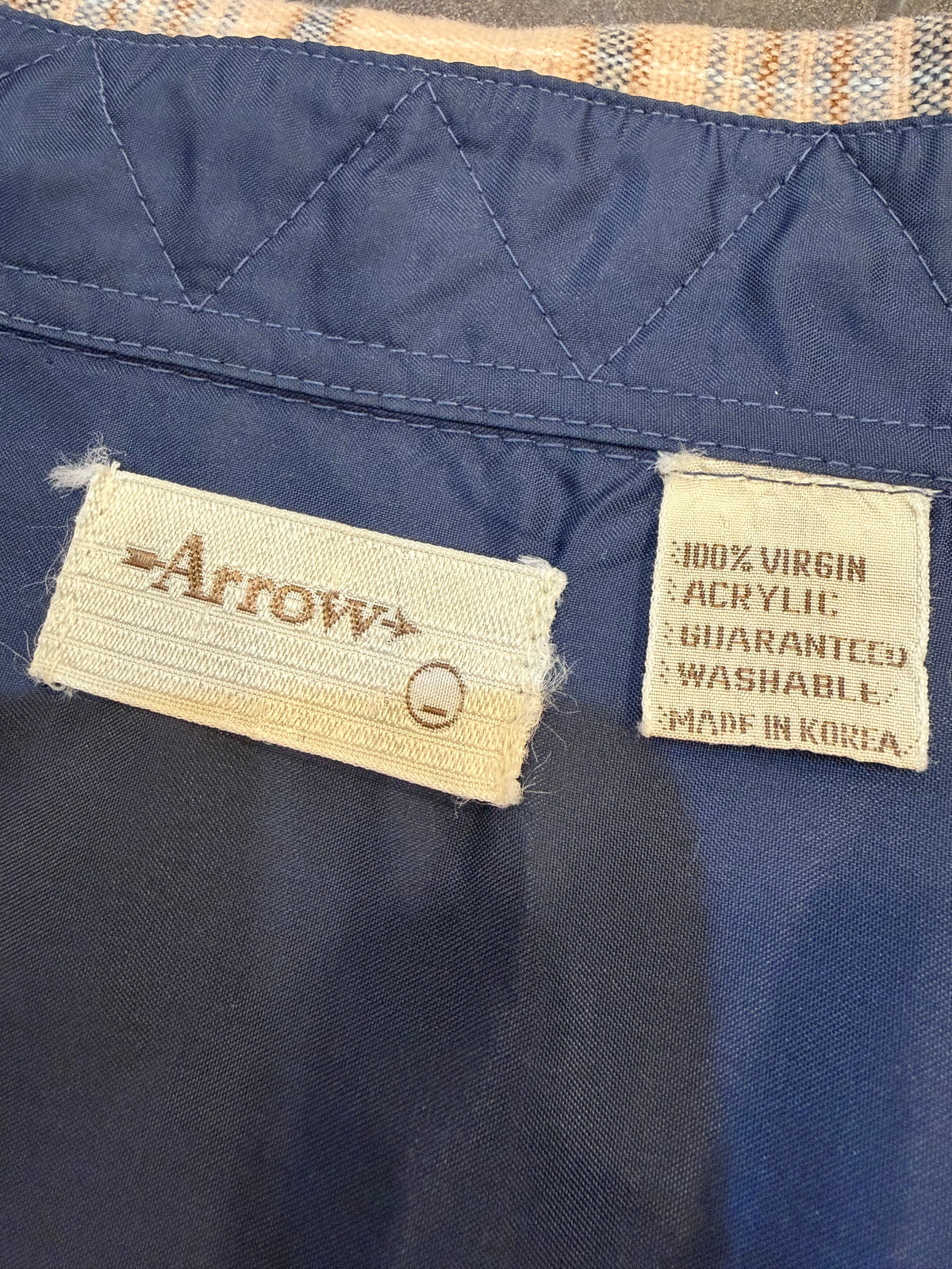ARROW flannel shirt 70's~80's