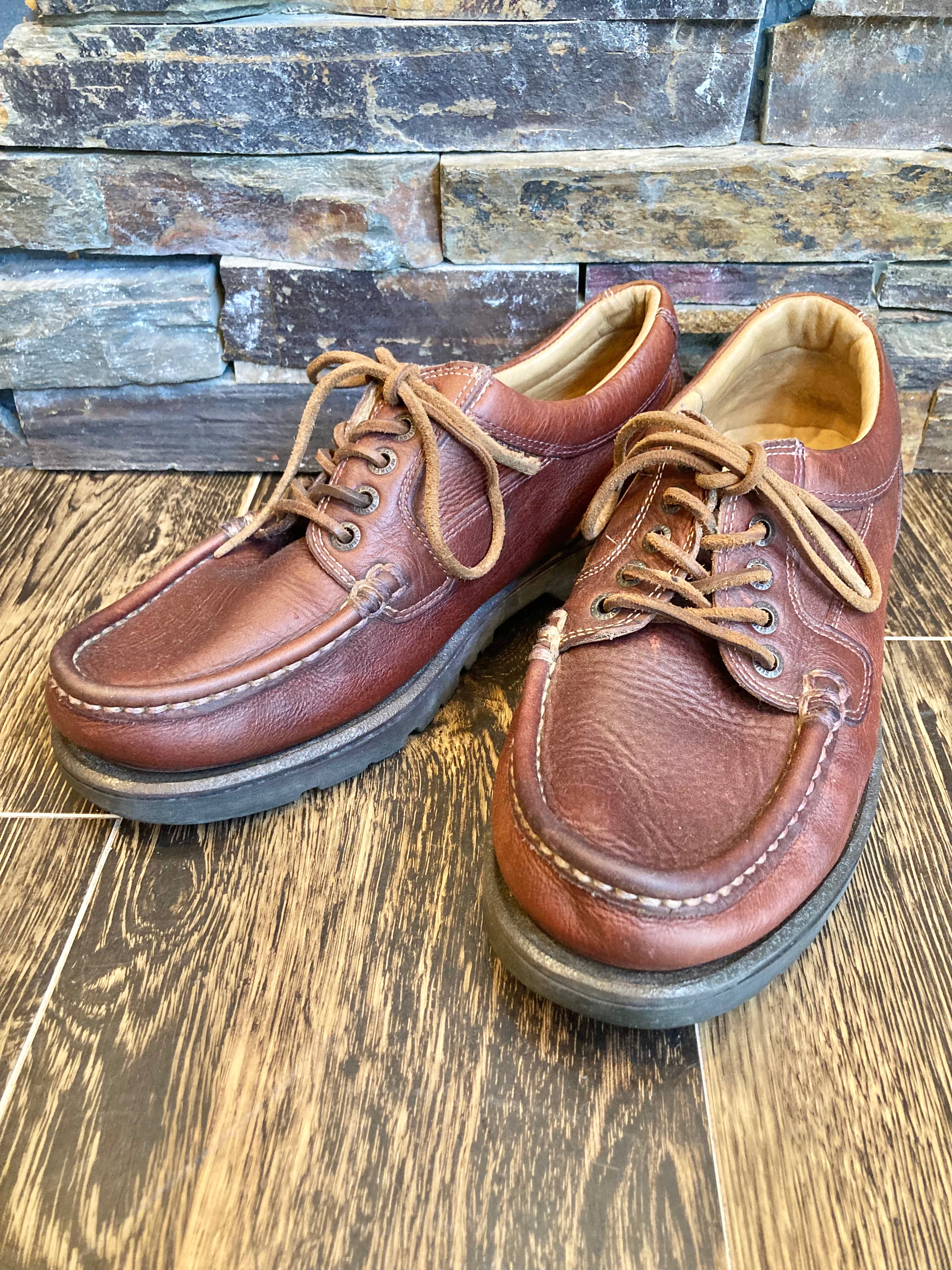 St.Michael leather moccasin shoes