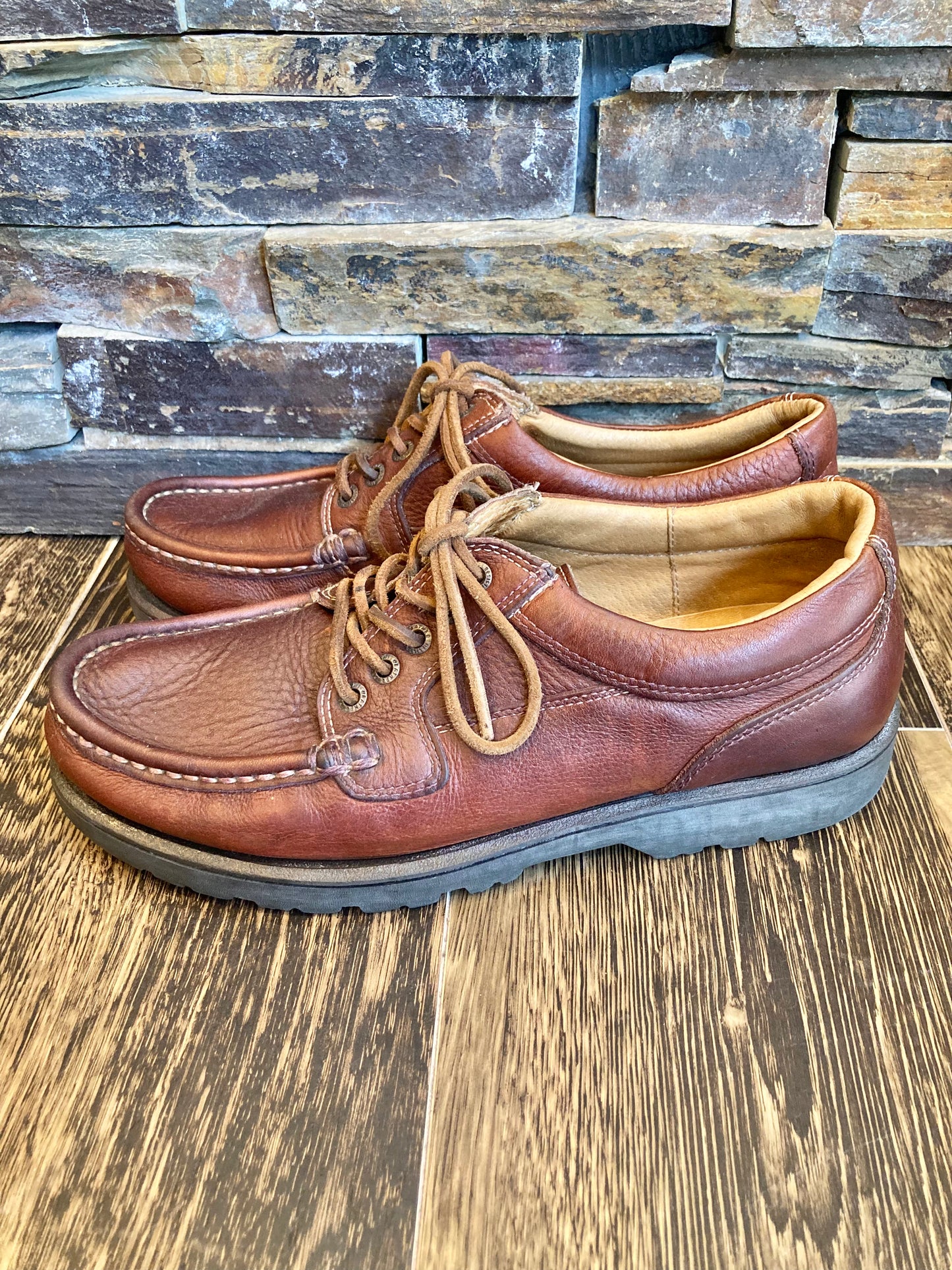 St.Michael leather moccasin shoes