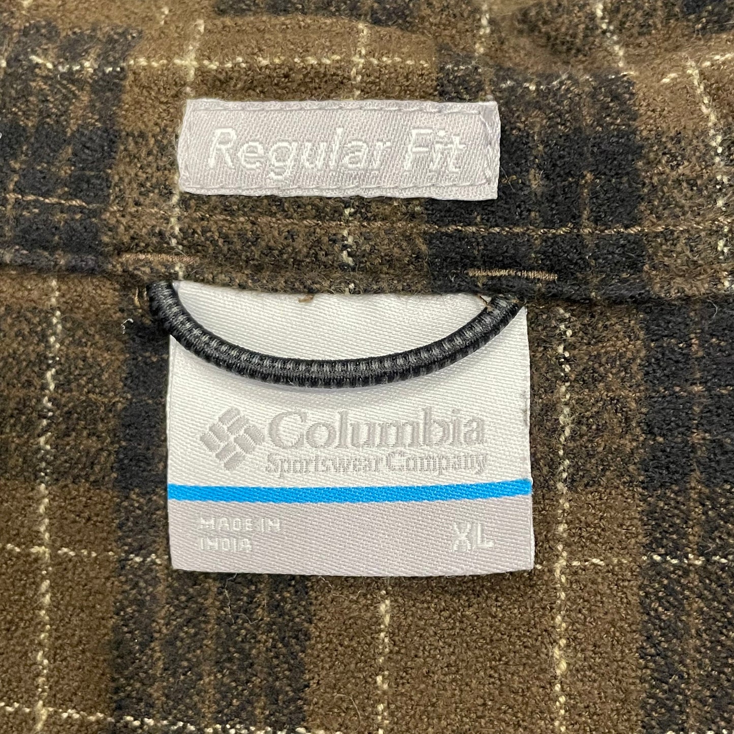 "Columbia" flannel check shirt　XL