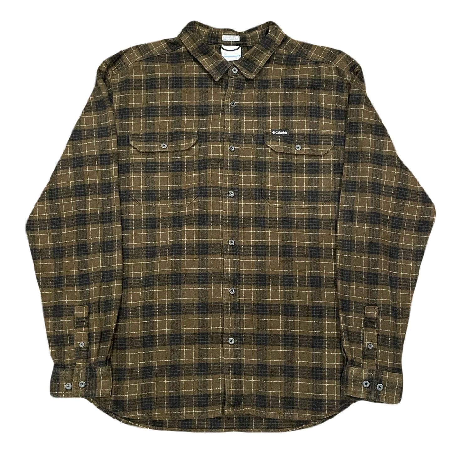 "Columbia" flannel check shirt　XL