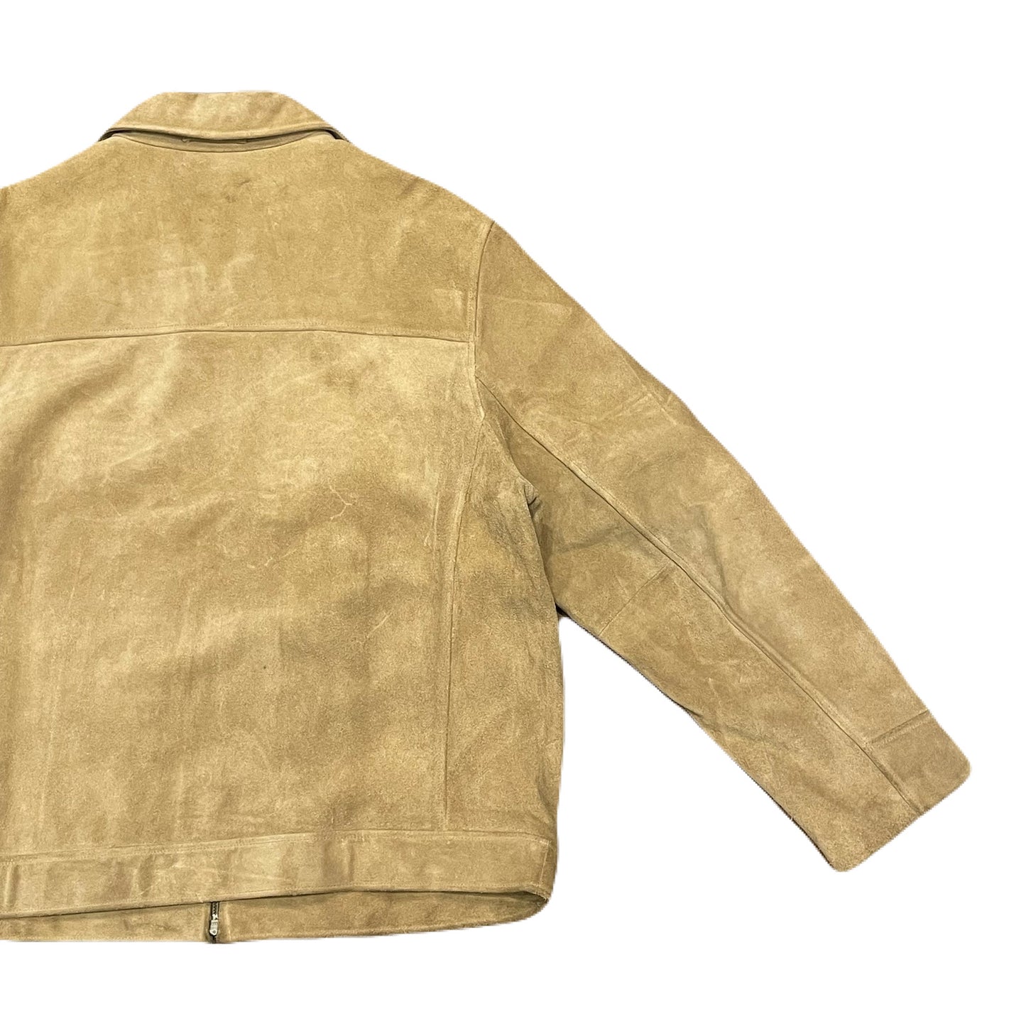 "BANANA REPUBLIC" suède leather jacket　XL