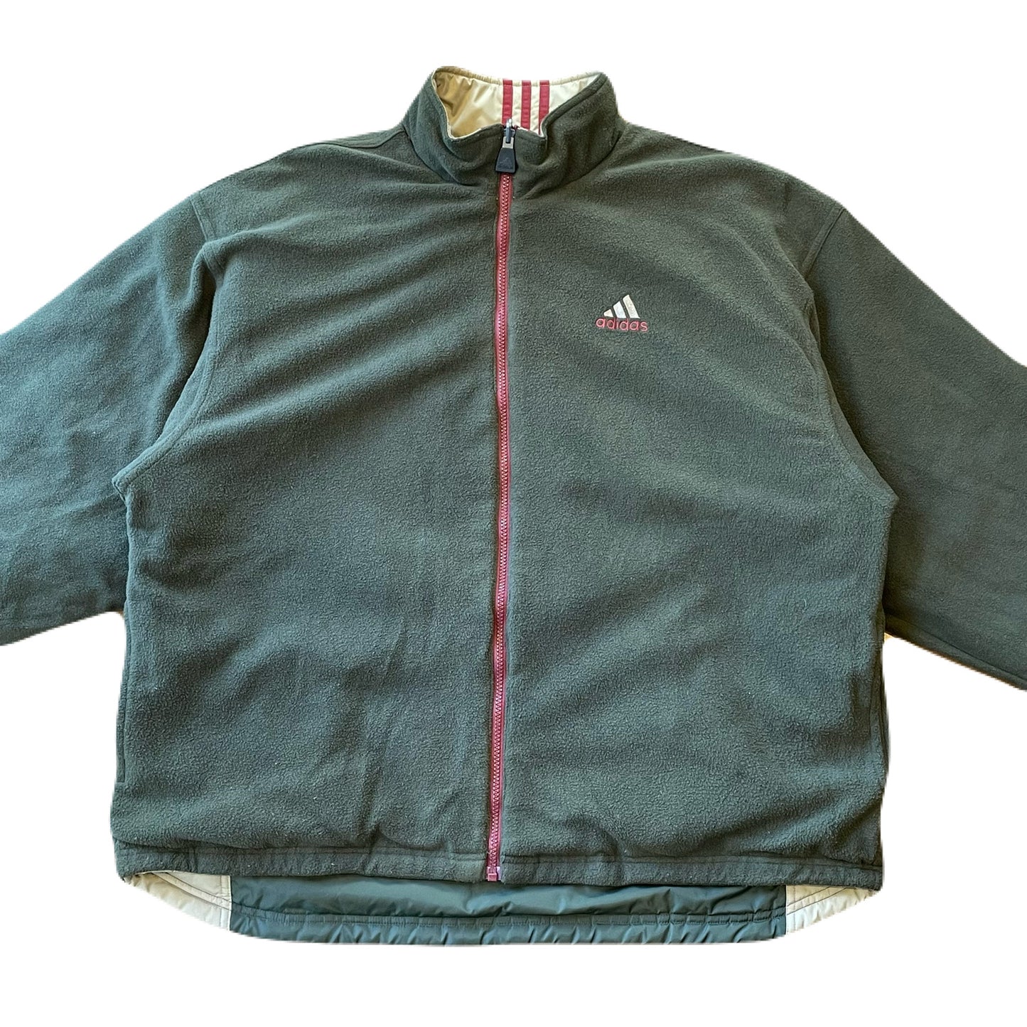 ”90’s adidas” reversible nylon jacket　L