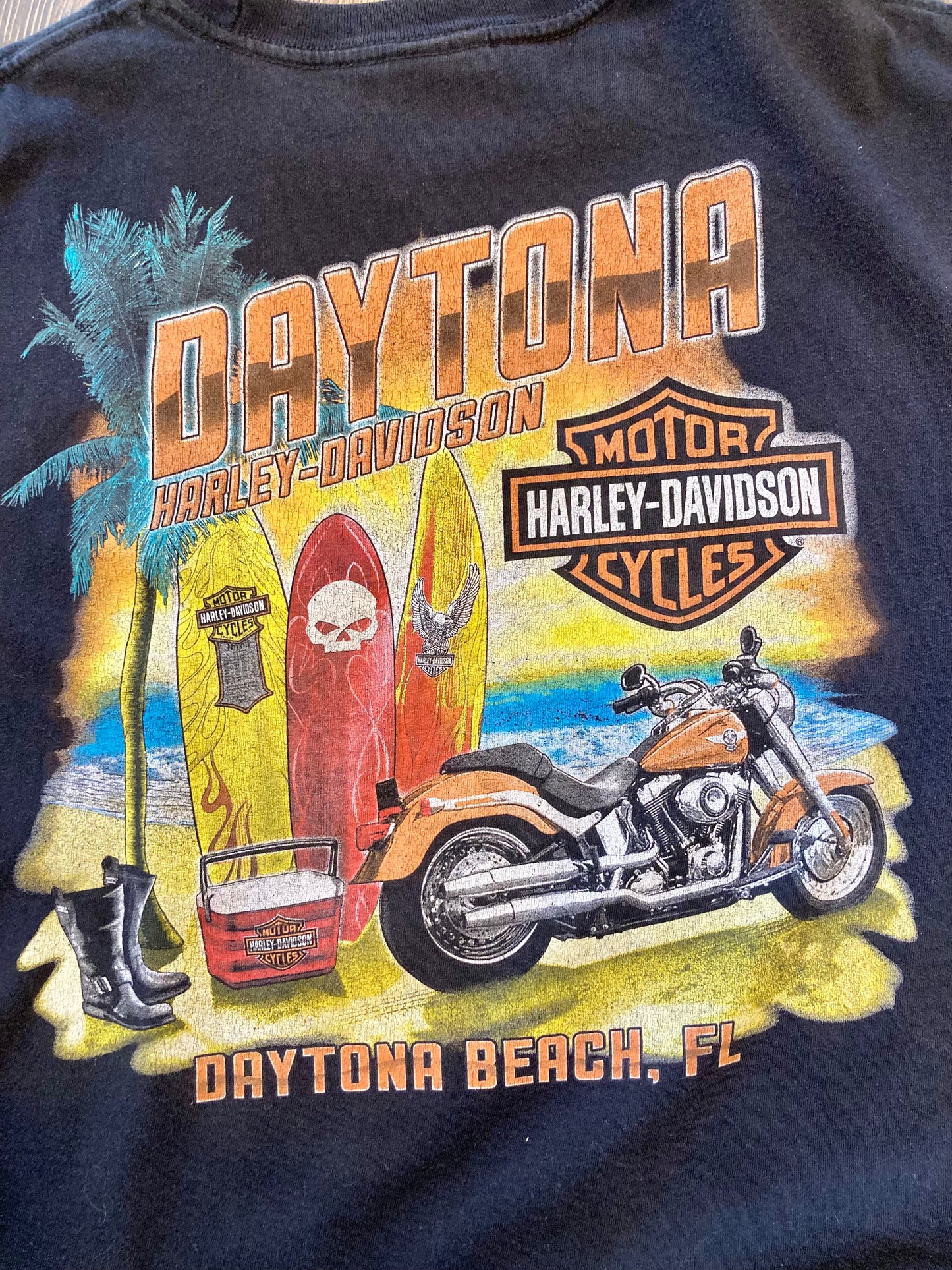 HARLEY-DAVIDSON (BIKER BUILT) print-T