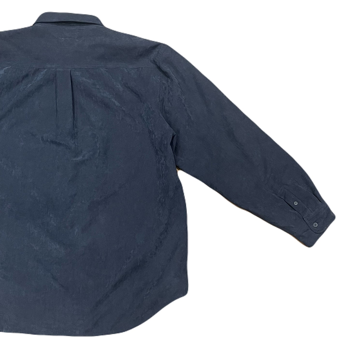 "MONTAGE” fake suède fleece shirt　L