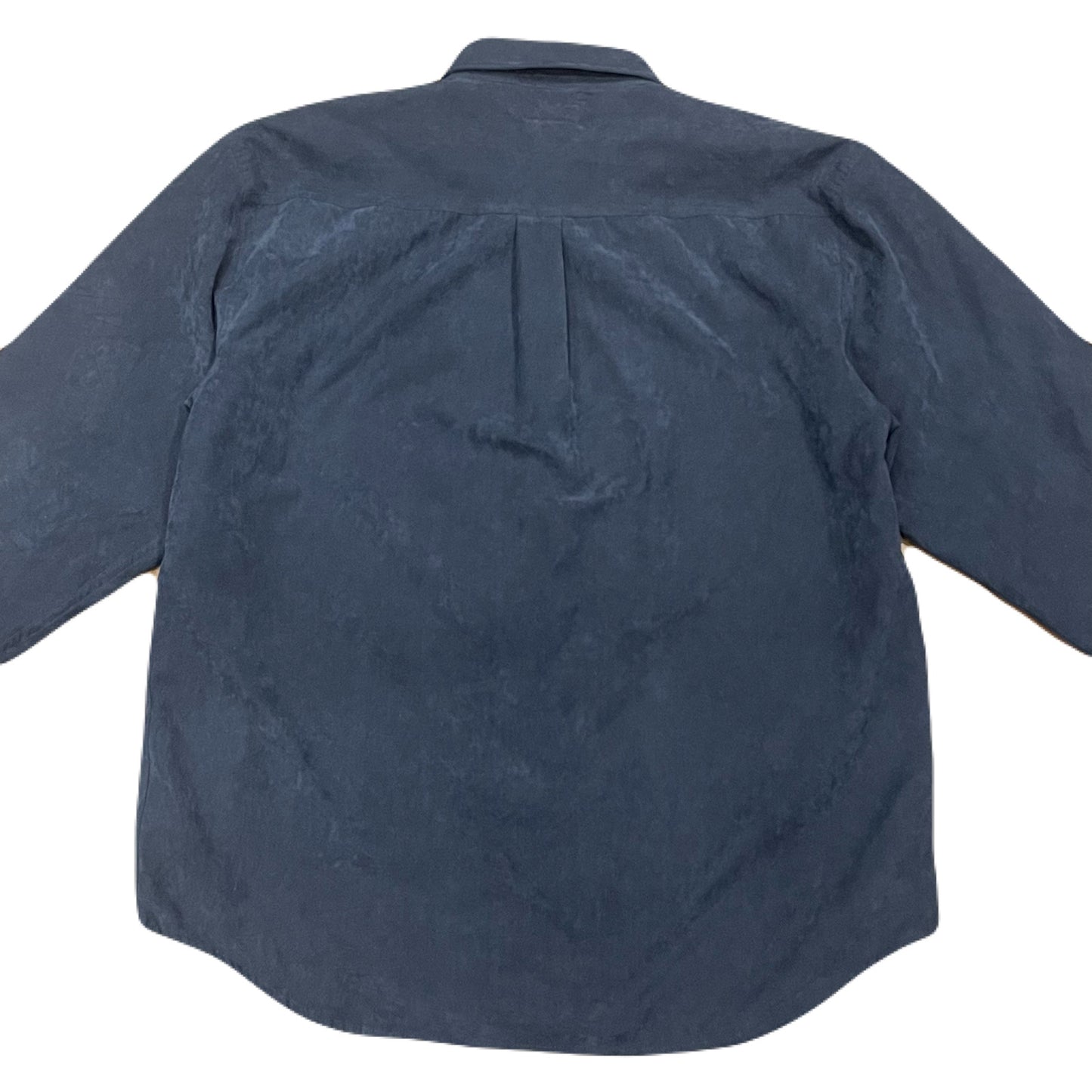 "MONTAGE” fake suède fleece shirt　L