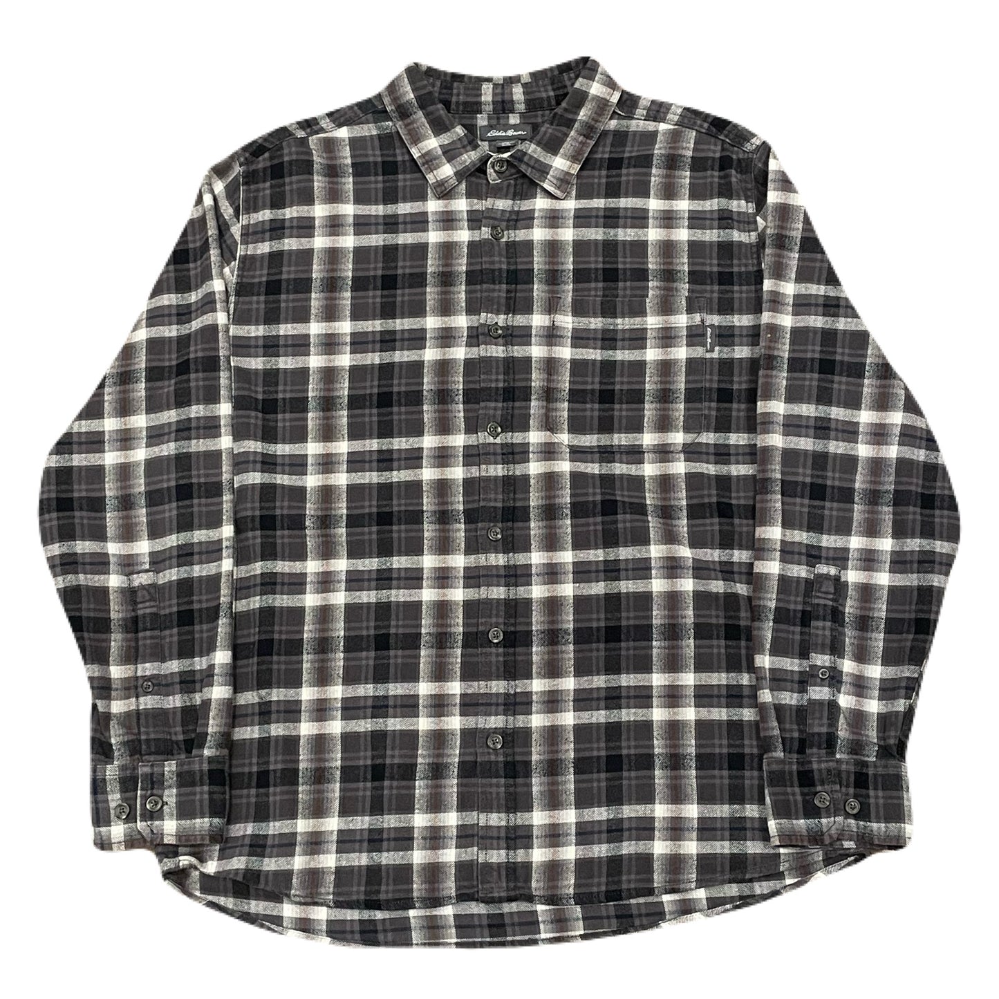 "Eddie Bauer” flannel check shirt　XL