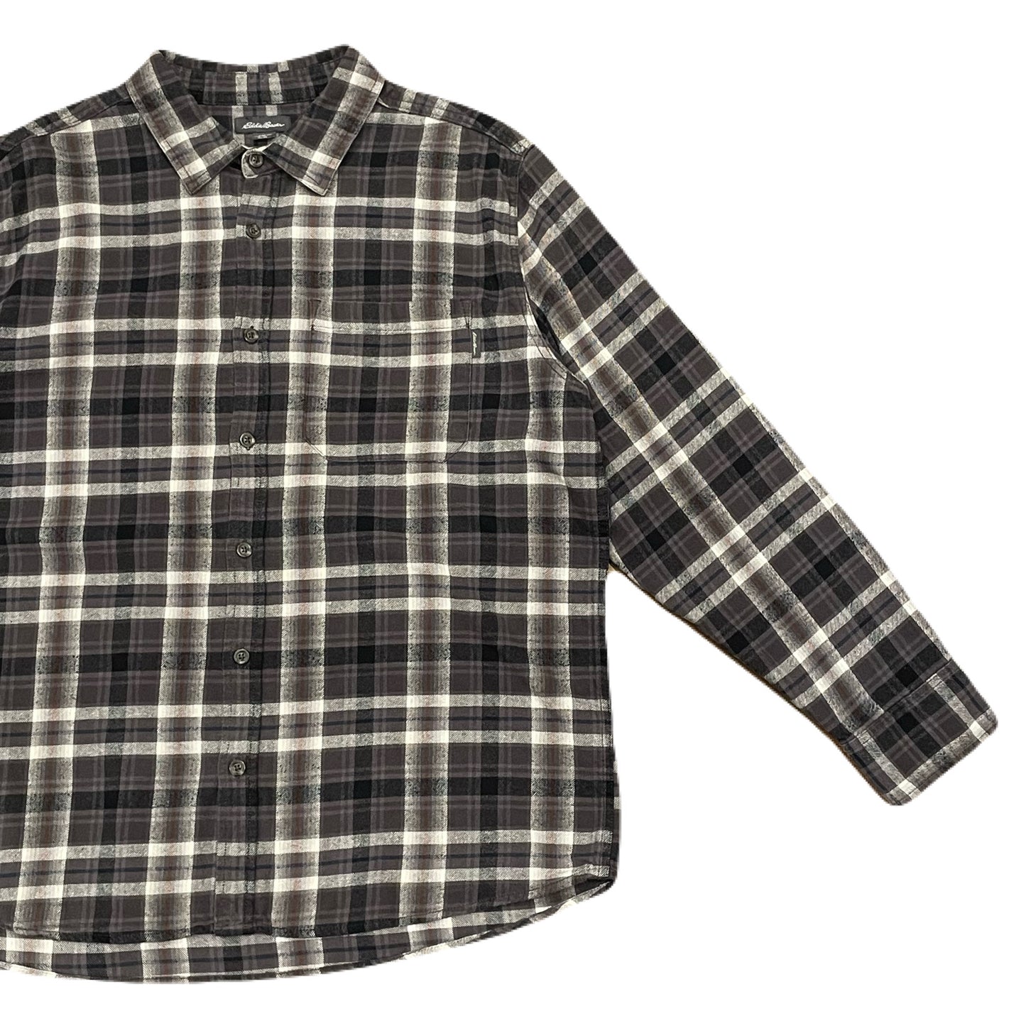 "Eddie Bauer” flannel check shirt　XL