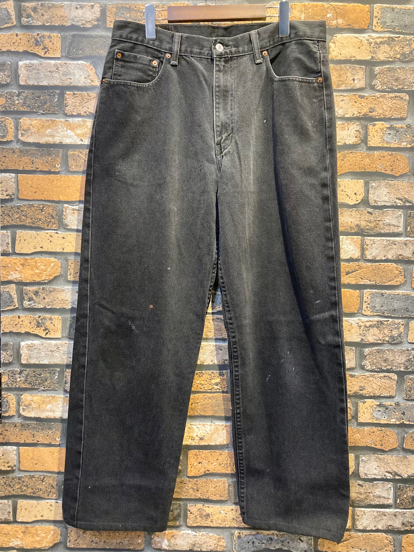 Levi's 550 black denim W35×L30