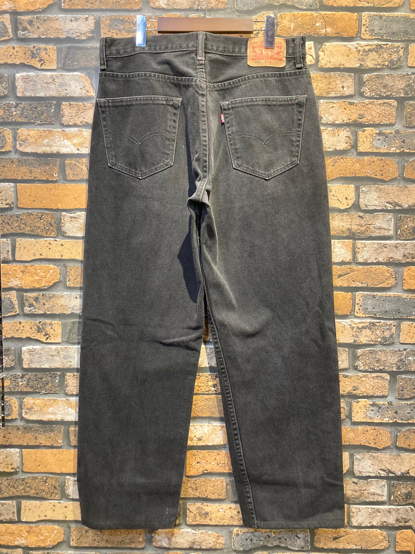 Levi's 550 black denim W35×L30
