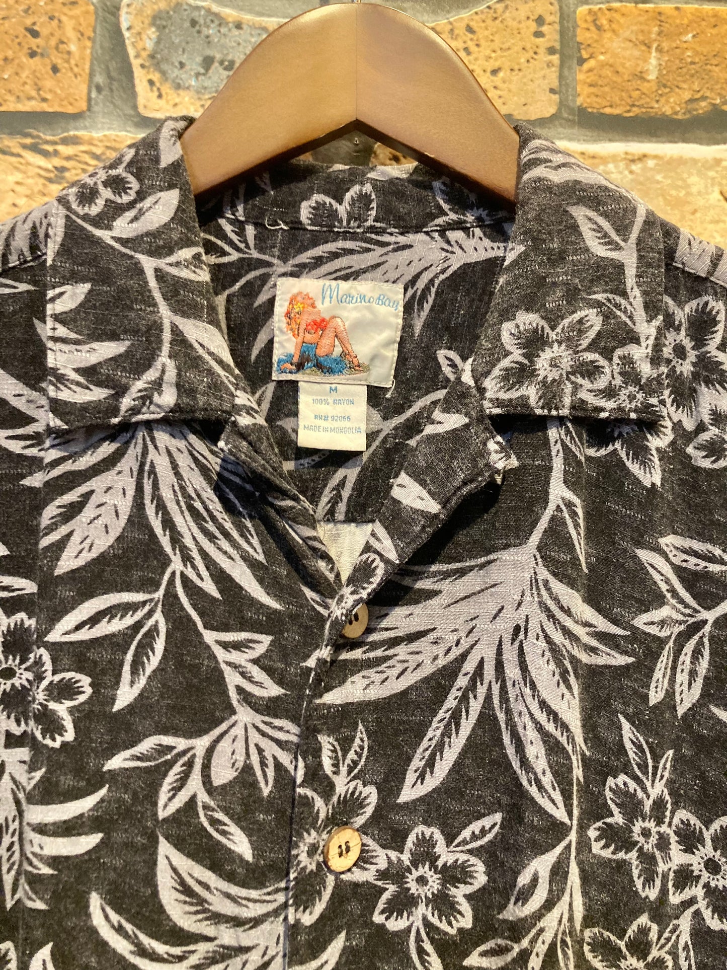rayon aloha shirt 90's~00's