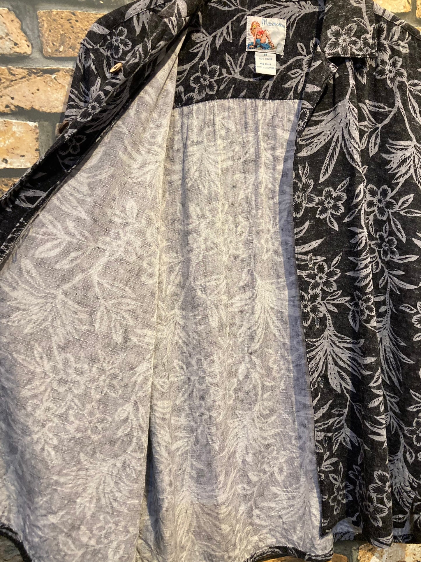 rayon aloha shirt 90's~00's