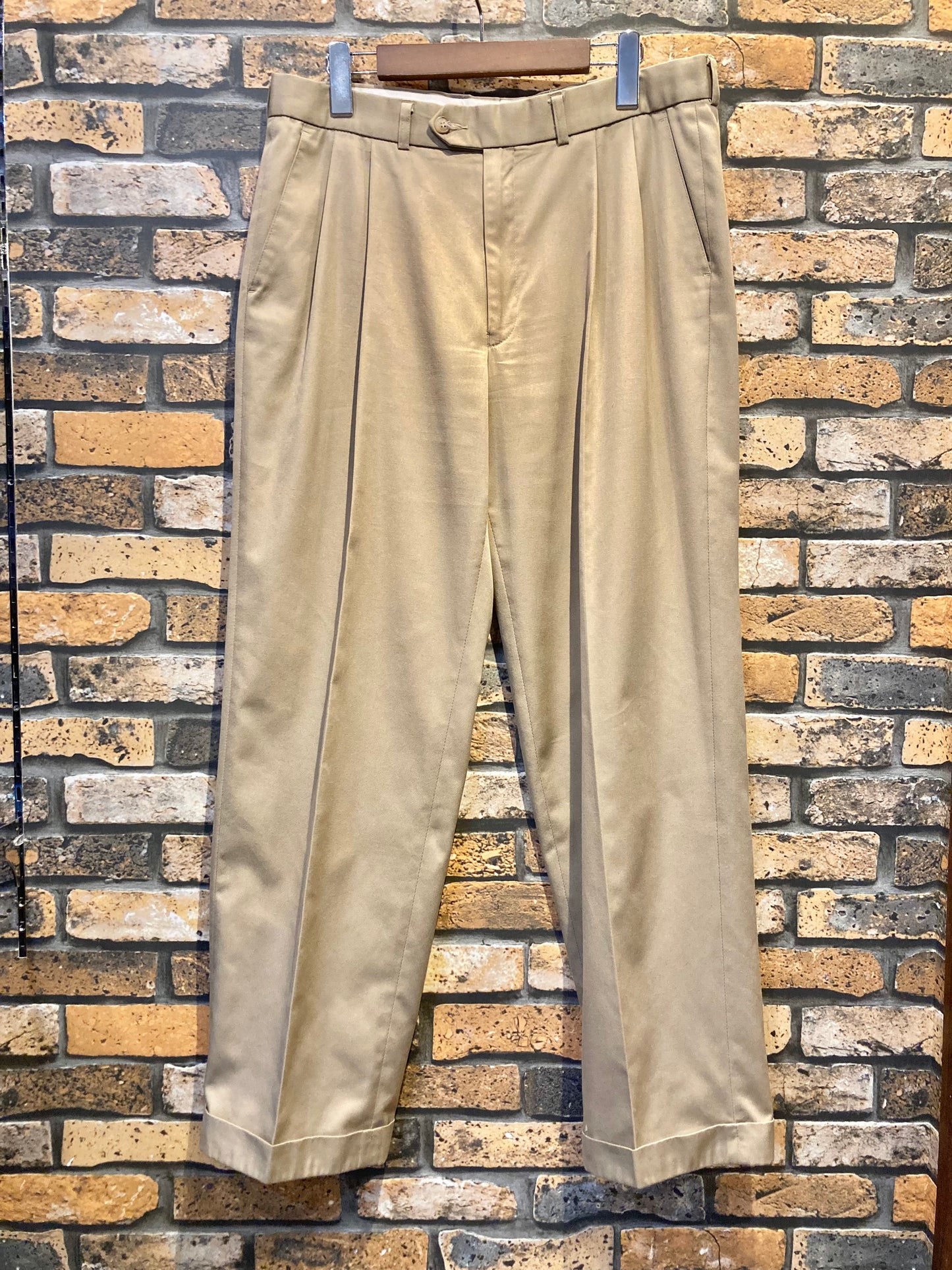 2tuck slacks 90's~ made in UK